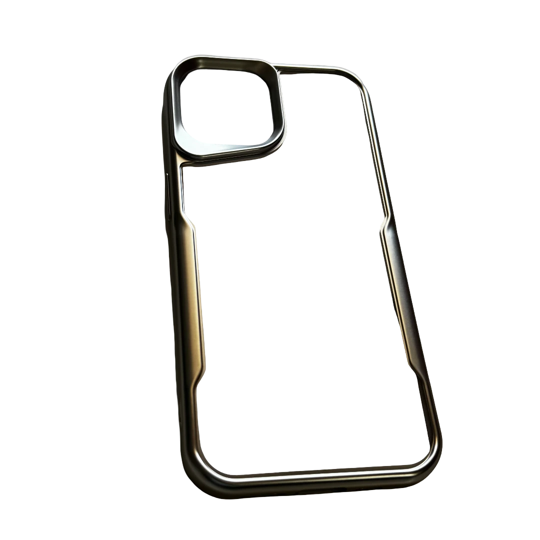 Gümüş Metalik Kenarlı Saydam