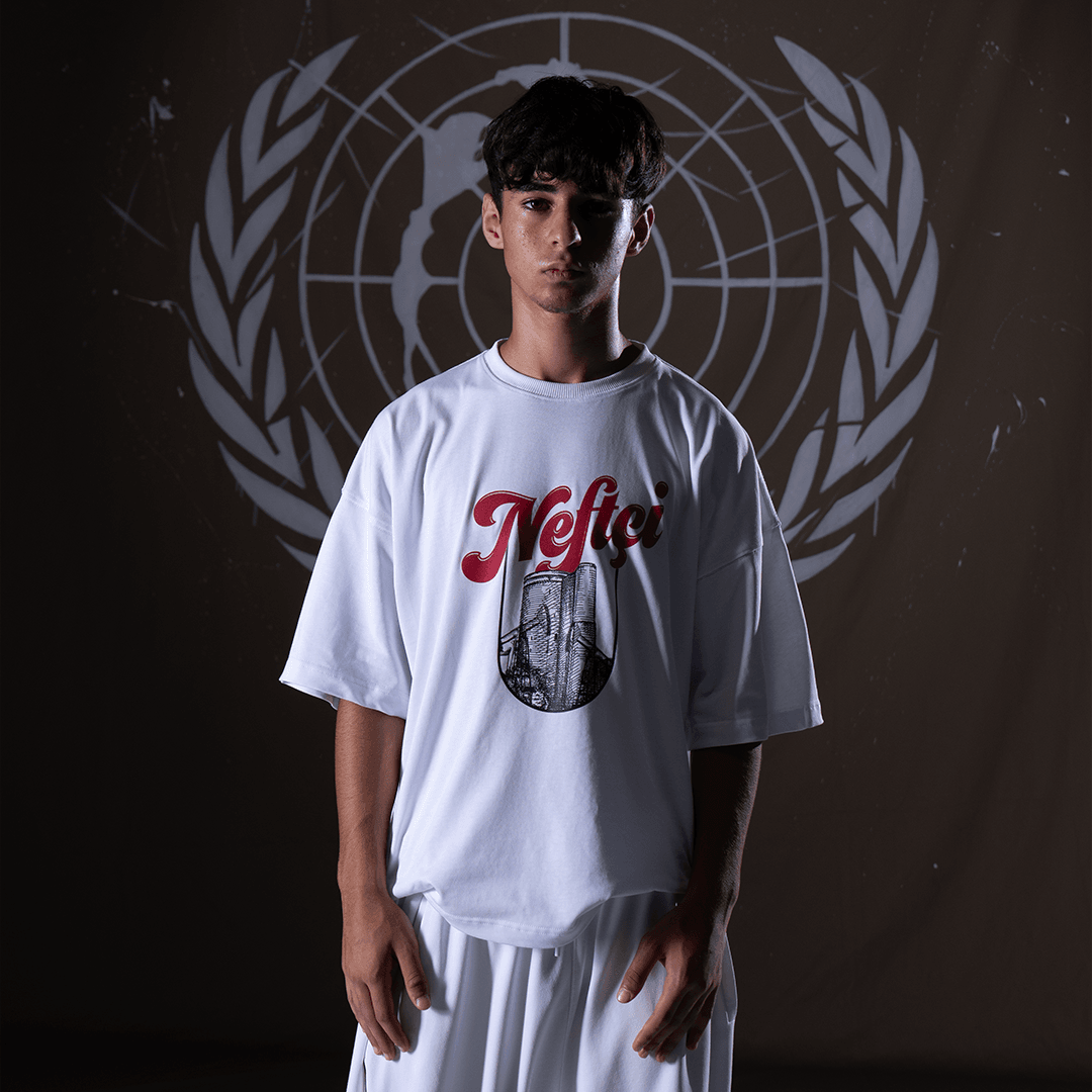 Neftçi Bakı Ağ T-shirt