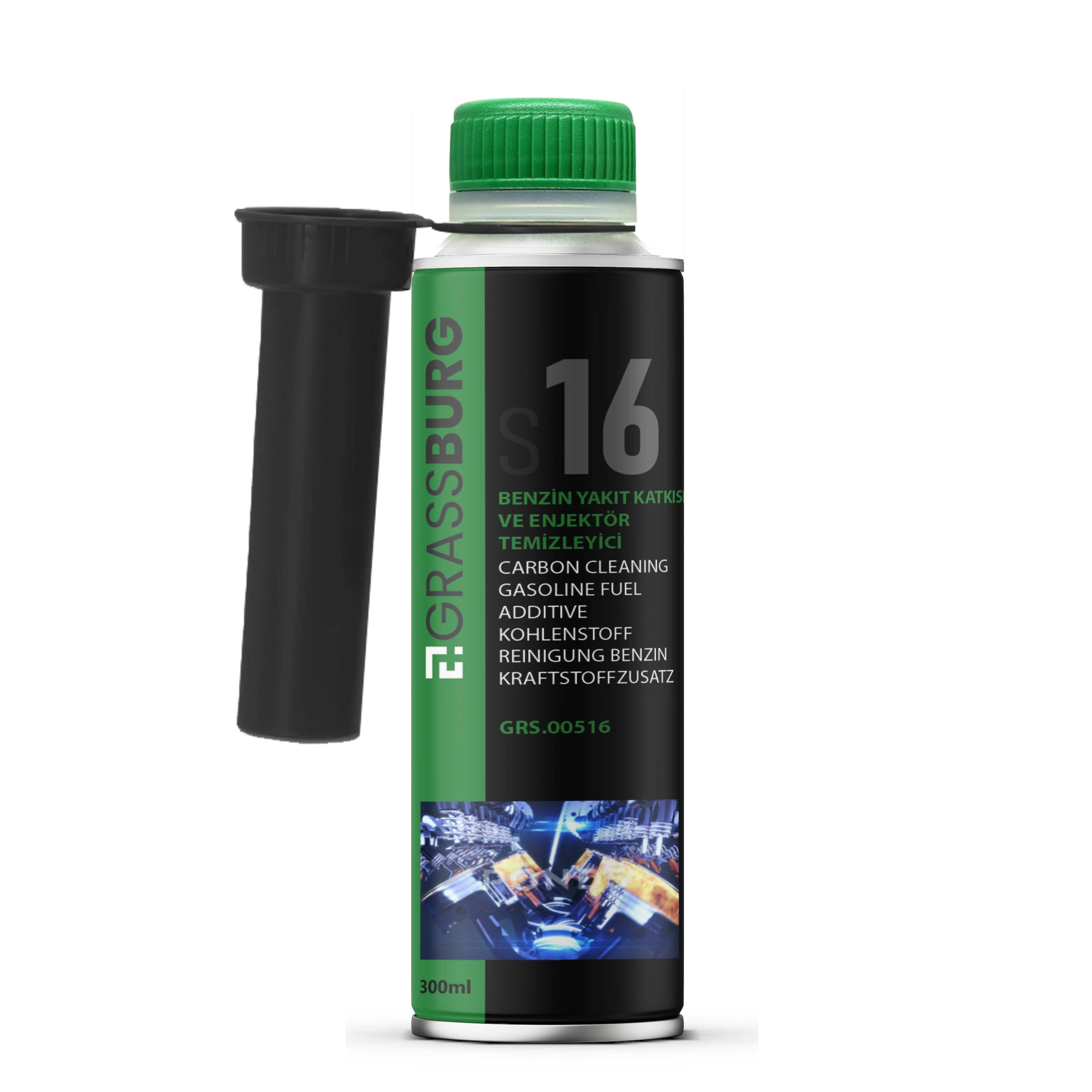 Grassburg Benzin Yakıt Katkısı ve Enjektör Temizleyici 300 ml