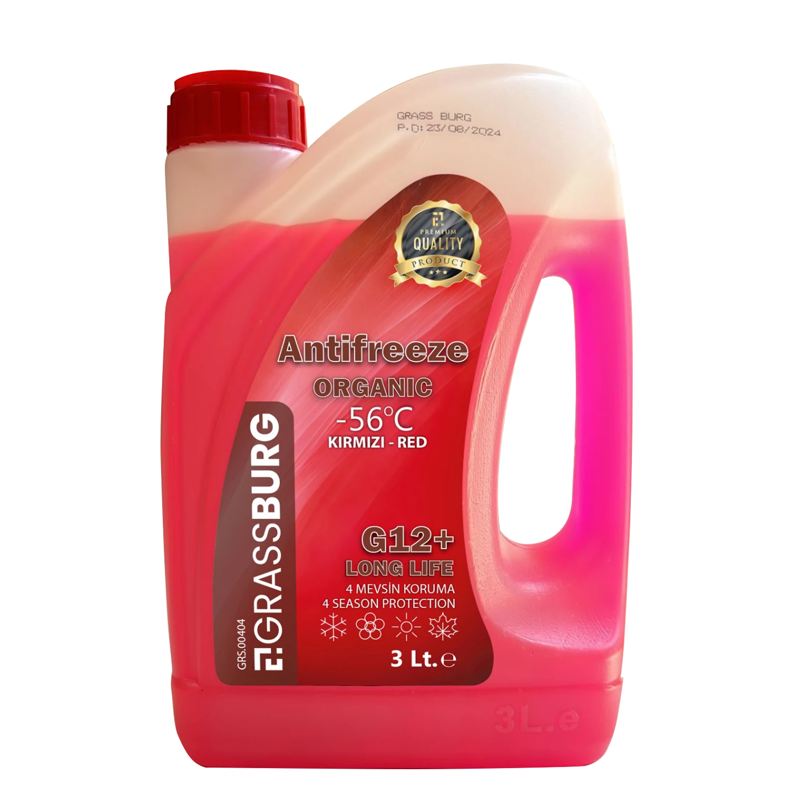 Grassburg Kırmızı -56 Antifiriz 3 lt