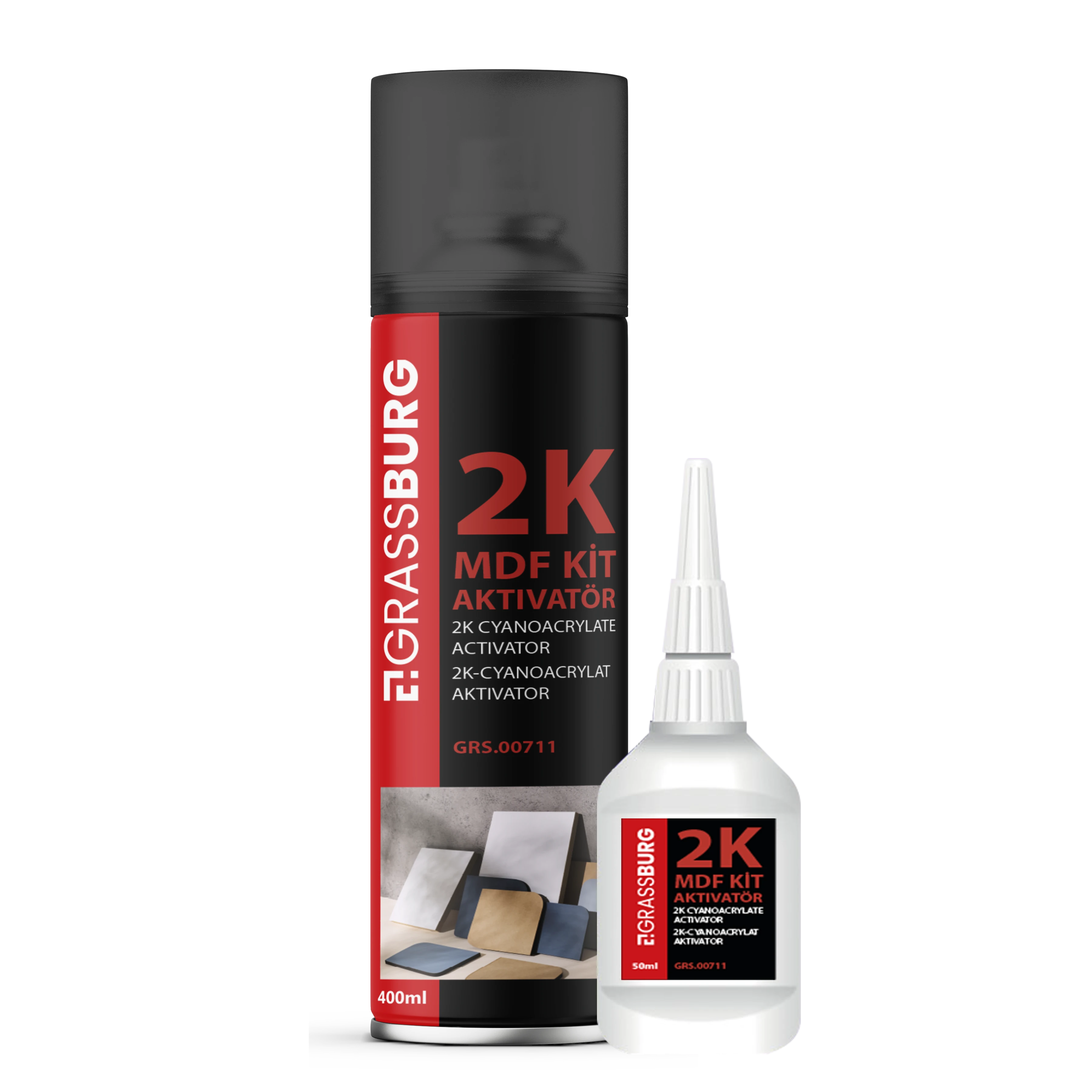 Grassburg 2 K MDF Kit Aktivatör Sprey 400 ml