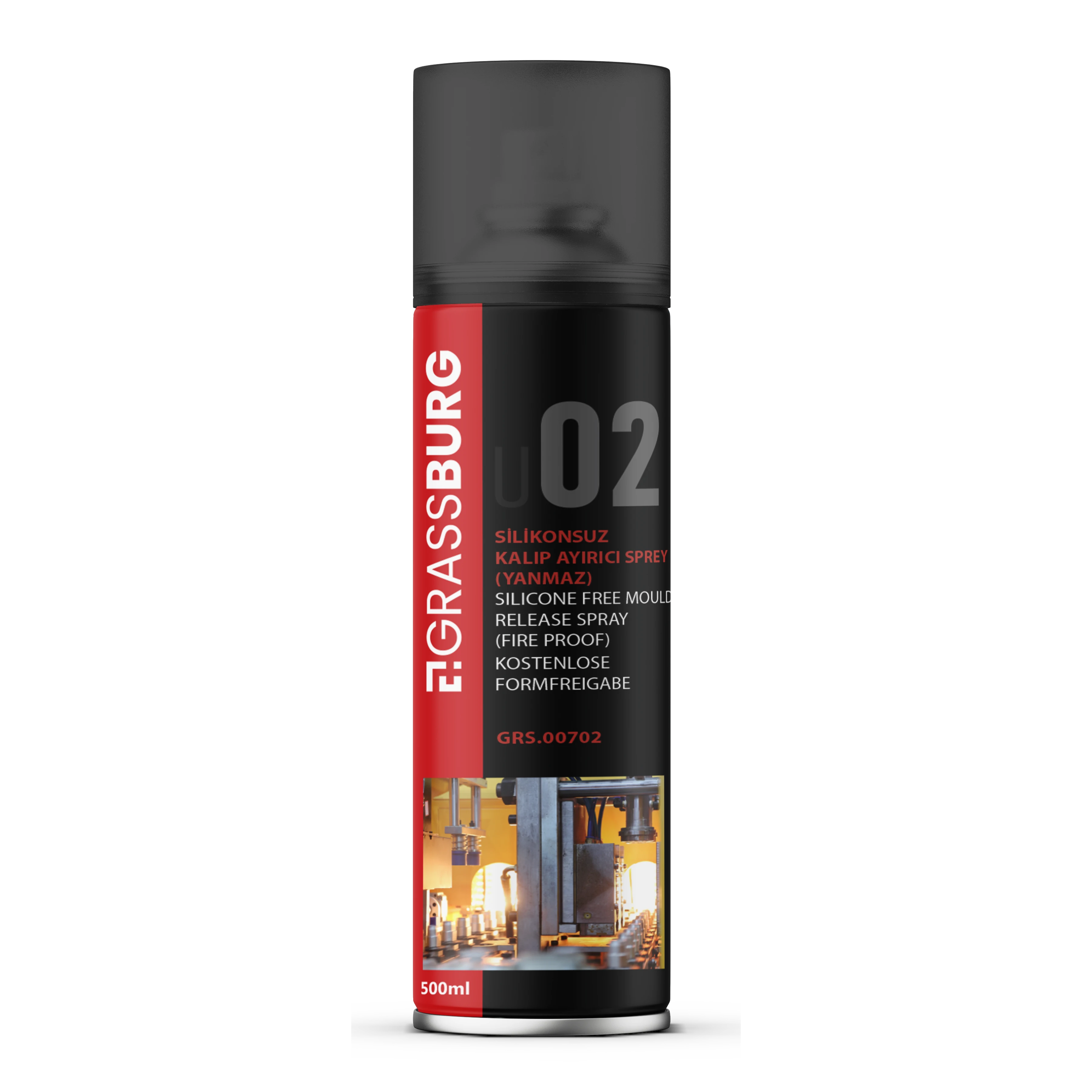 Grassburg Kalıp Ayırıcı Silikonlu ve Silikonsuz Sprey 500 ml