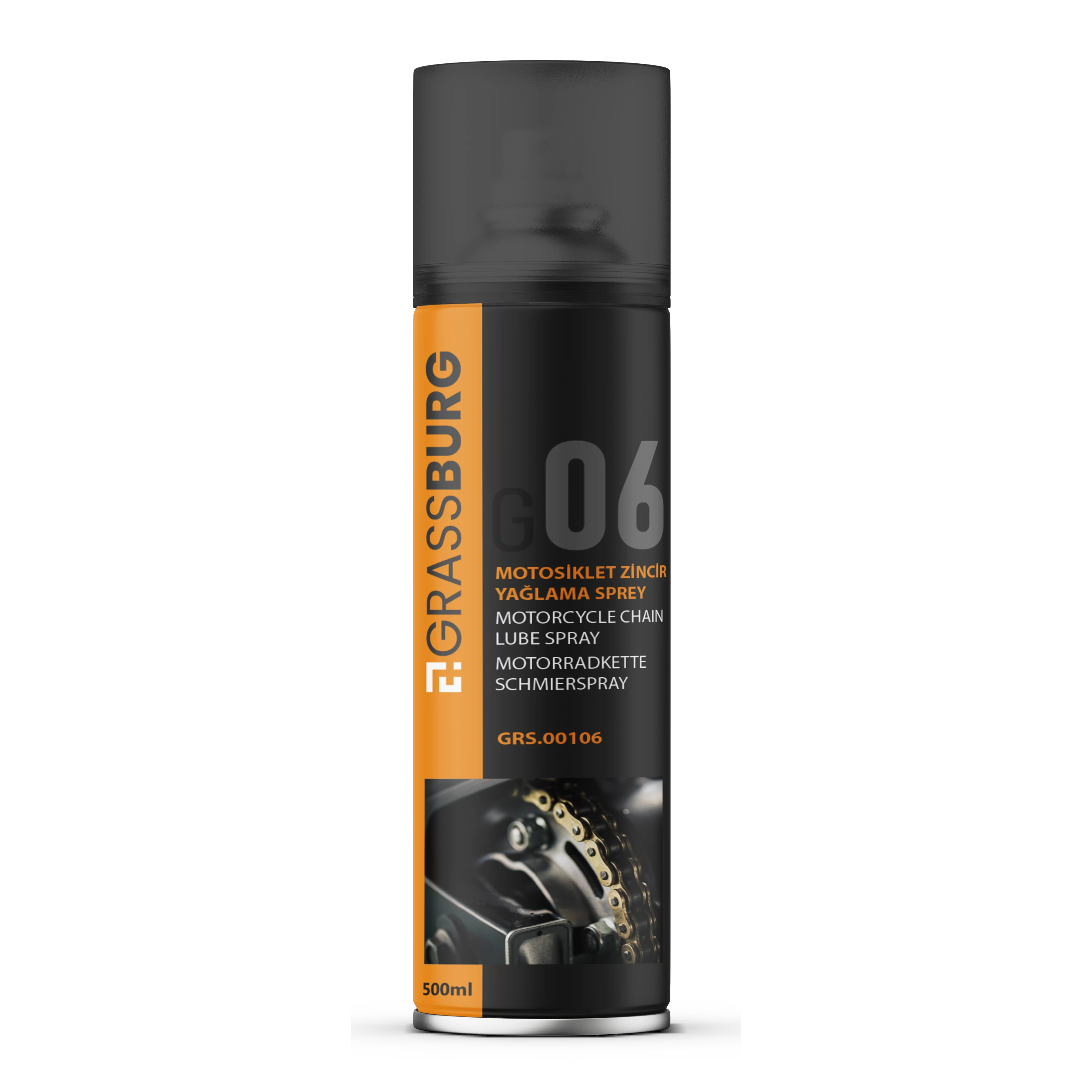 Grassburg Motorsiklet Zincir Yağlama Spreyi 500 ml