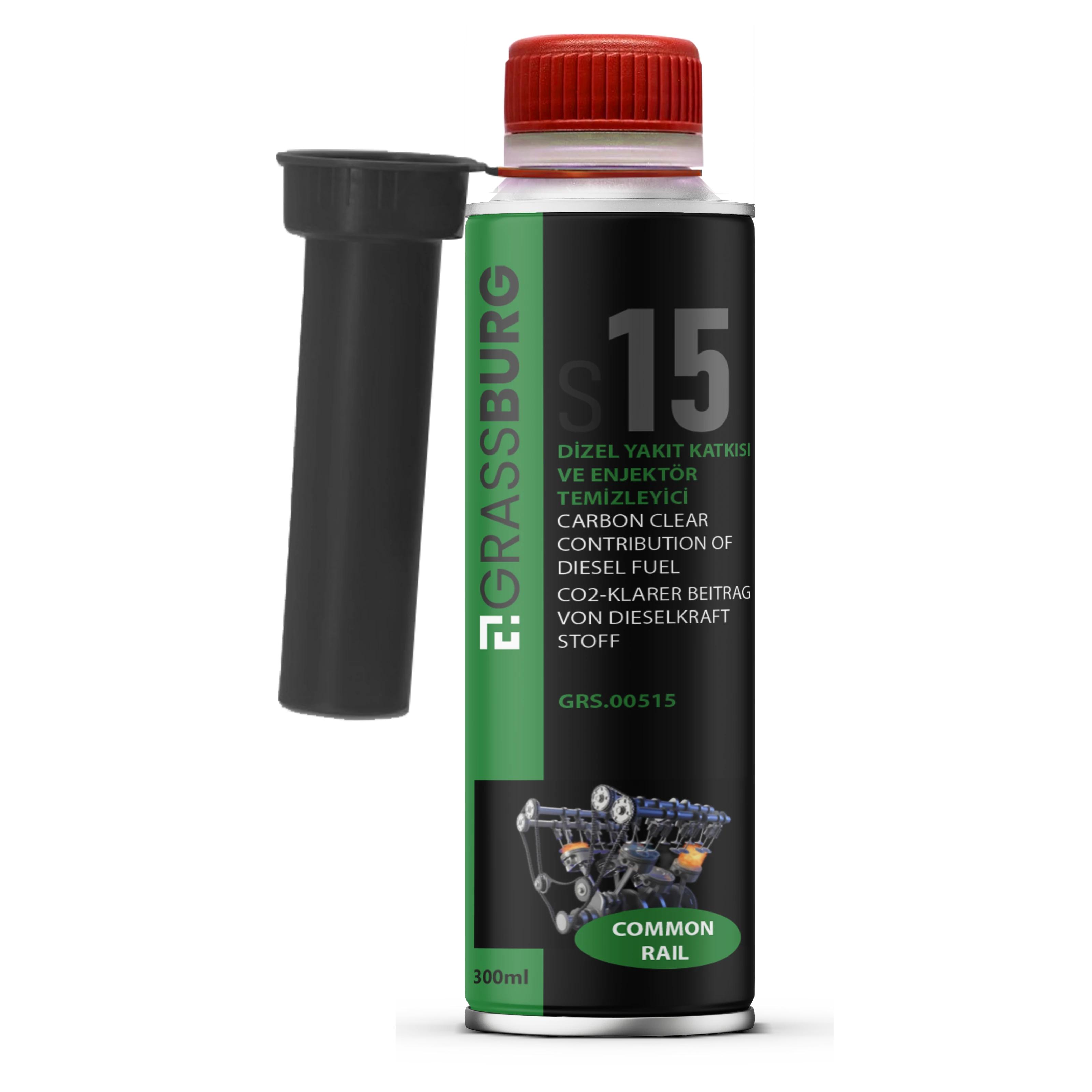 Grassburg Dizel Yakıt Katkısı ve Enjektör Temizleyici 300 ml
