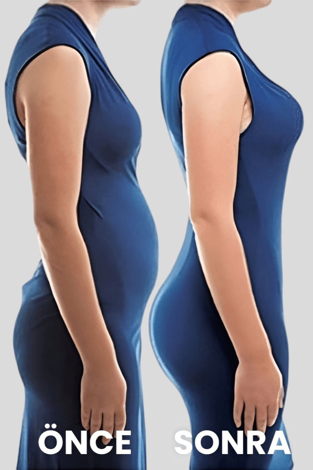 Kadın Lazer Kesim İnceltici ve Toparlayıcı Göğüs Altı Askılı Ten Rengi 3'lü Body Korse