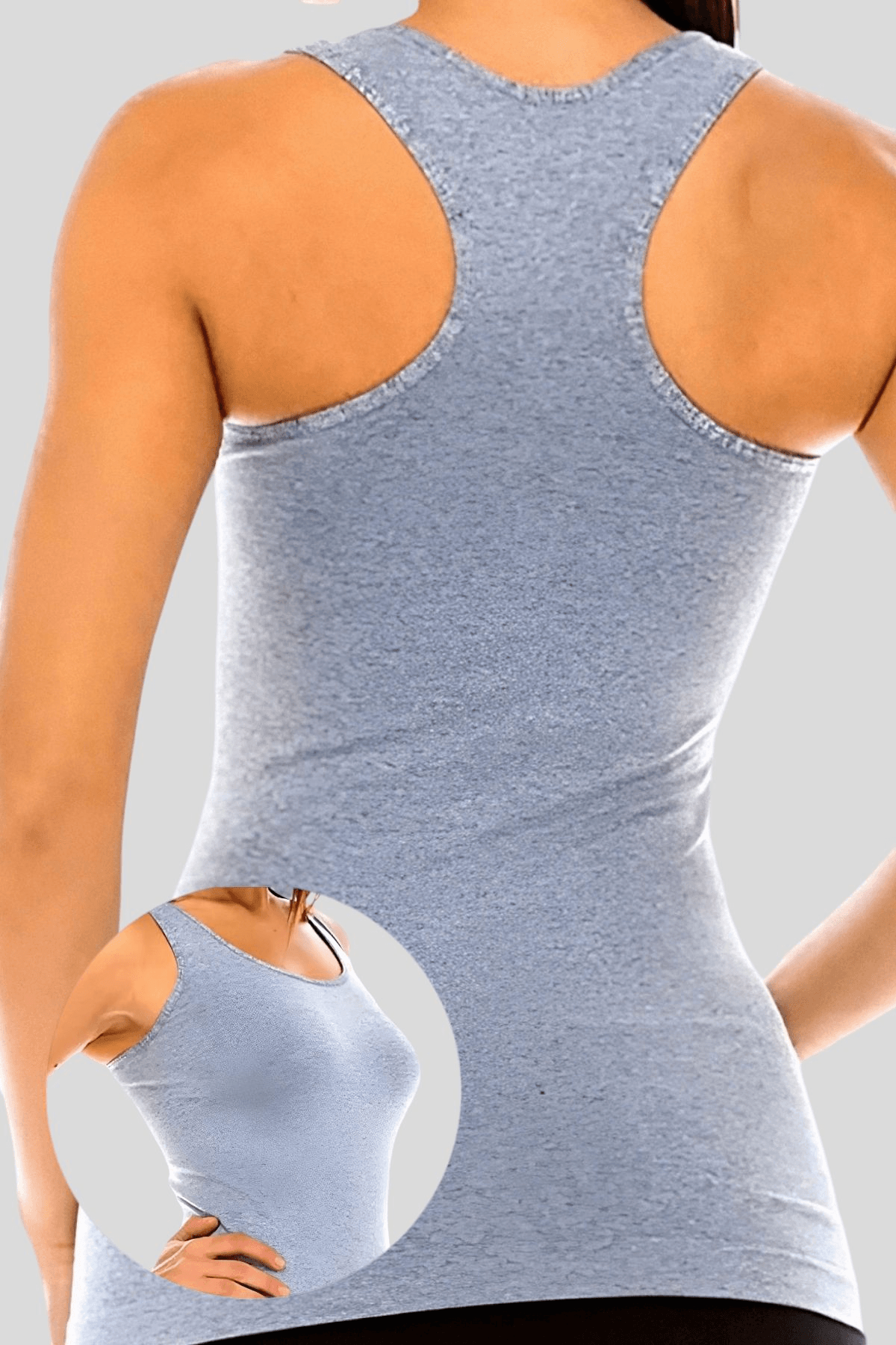 Kadın Gri ve Neon Sarı 2'li Sporcu Atlet Fitness, Pilates , Yoga Atlet 