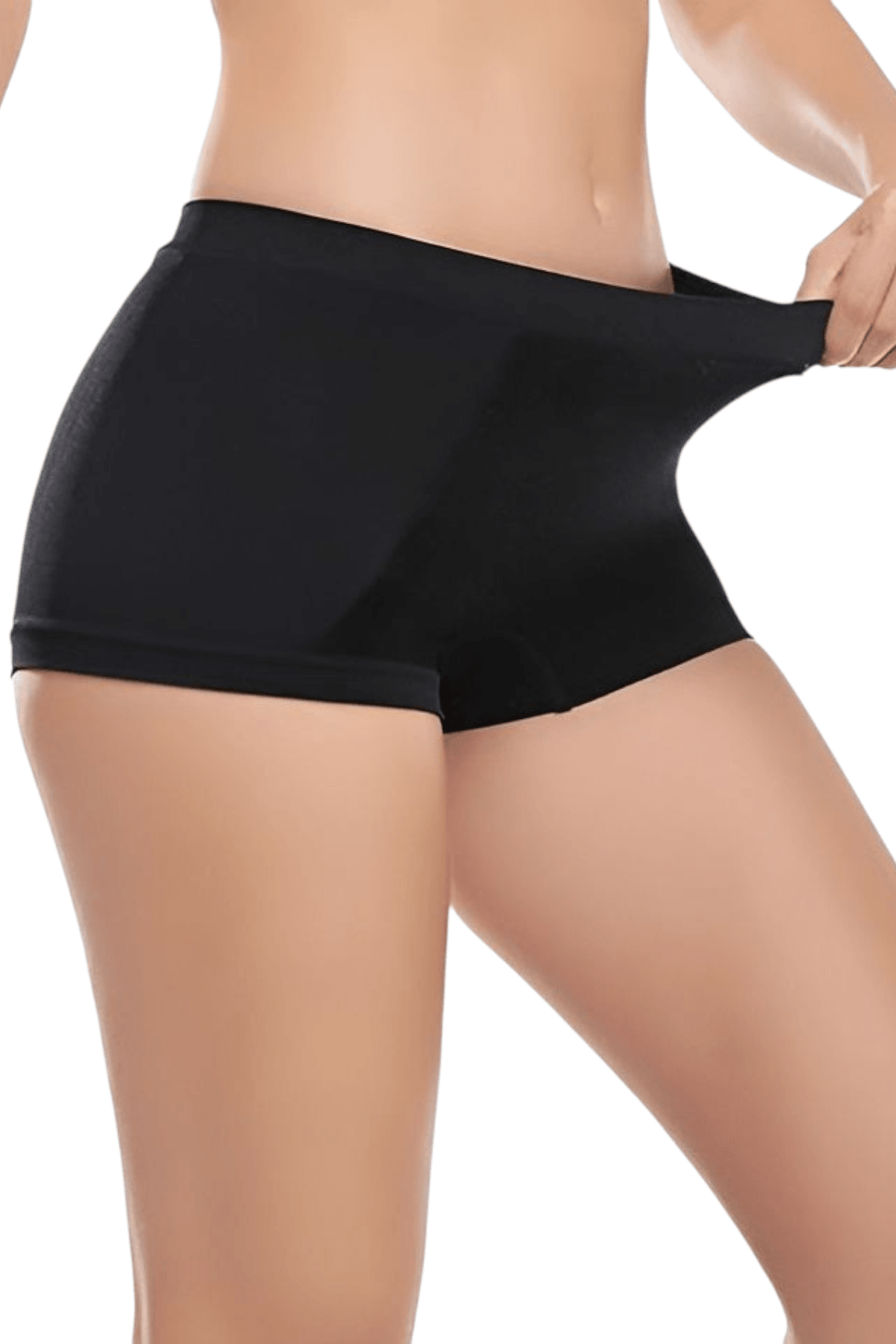 Kadın Dikişsiz 3 Beyaz ve 3 Siyah 6'lı  Boxer 