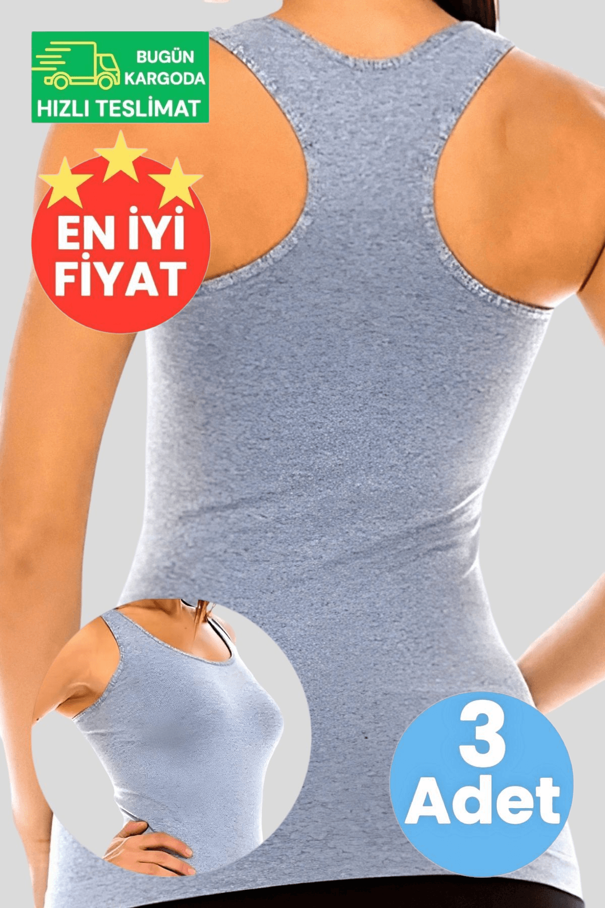 Kadın 3 Gri ve 3 Beyaz 6'lı Sporcu Atlet Fitness, Pilates , Yoga Atlet 