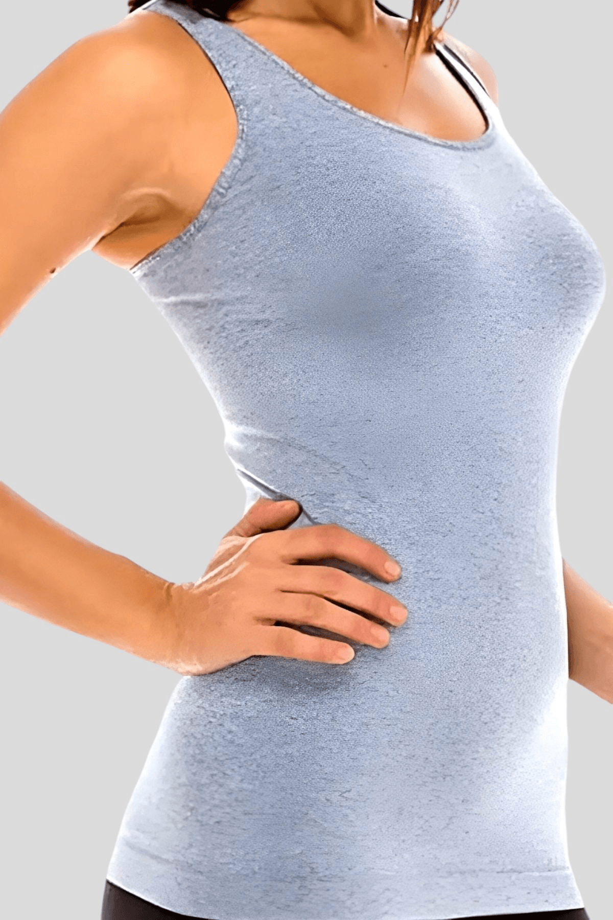 Kadın Gri ve Neon Sarı 2'li Sporcu Atlet Fitness, Pilates , Yoga Atlet 