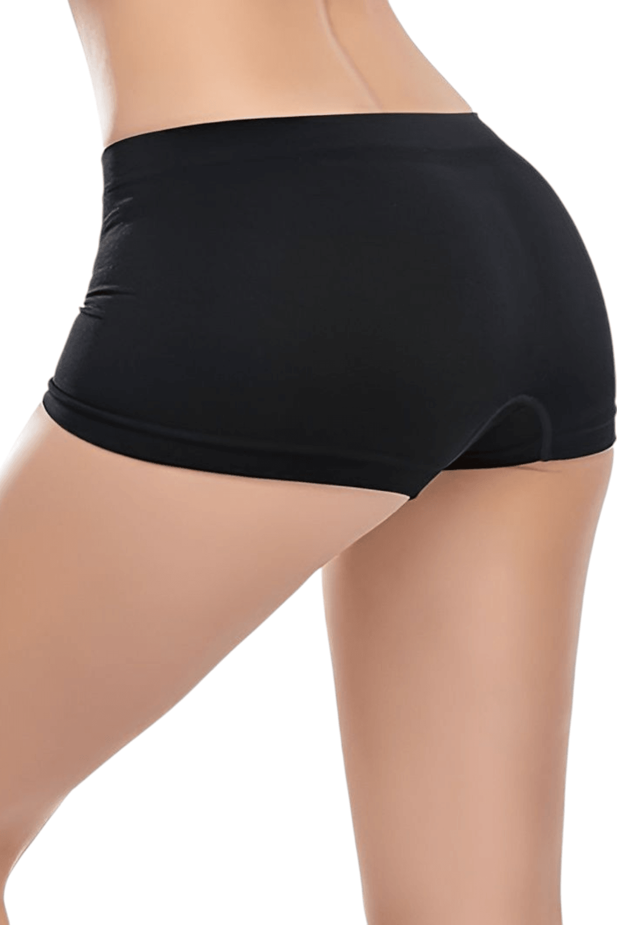 Kadın Dikişsiz 3 Beyaz ve 3 Siyah 6'lı  Boxer 