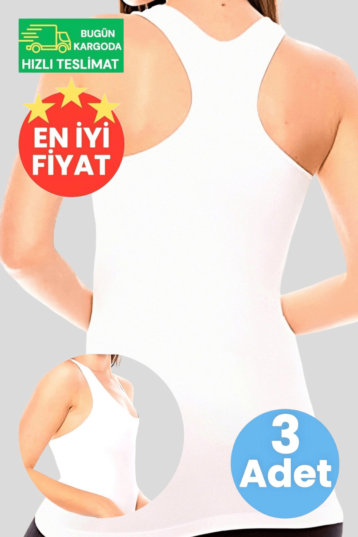 Kadın 3 Beyaz ve 3 Neon Yeşil 6'lı Sporcu Atlet Fitness, Pilates , Yoga Atlet 