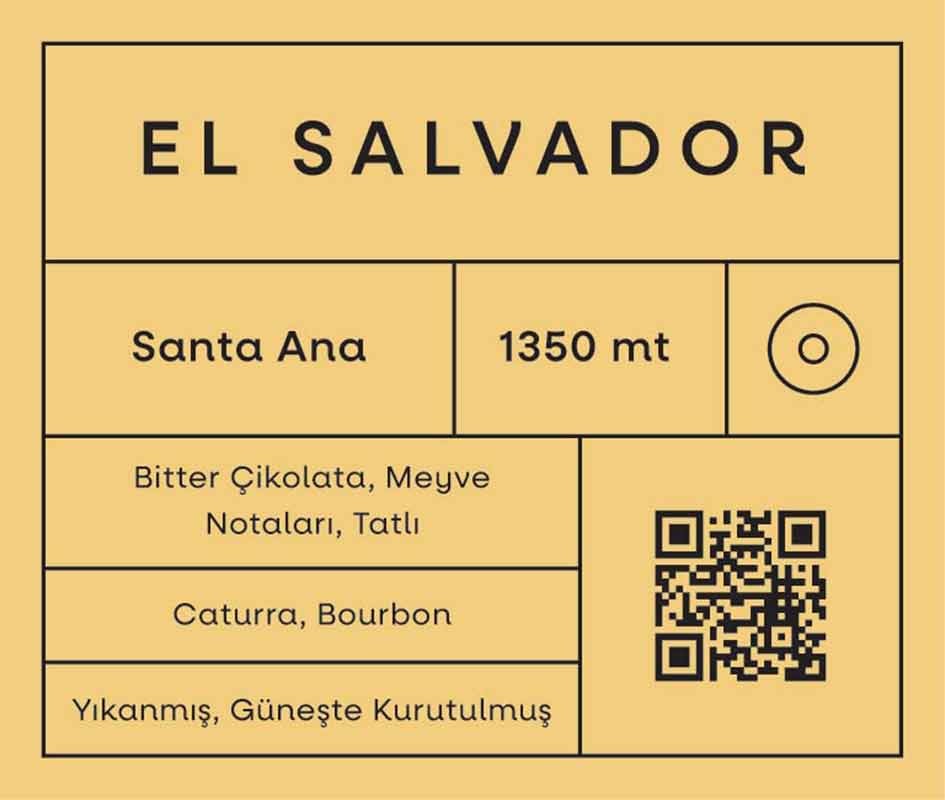 El Salvador Filtre Kahve