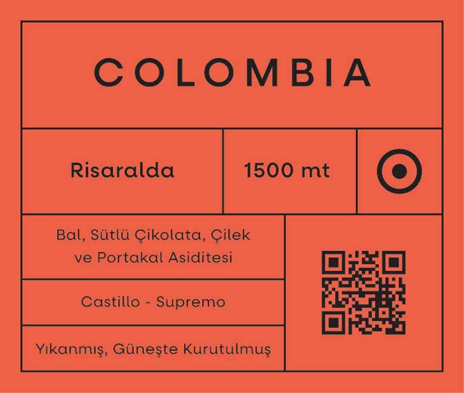 Kolombiya Espresso Kahve