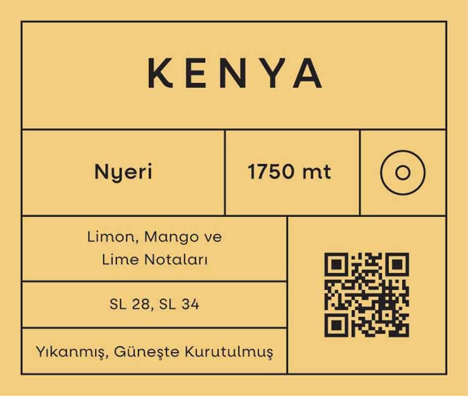 Kenya Filtre Kahve