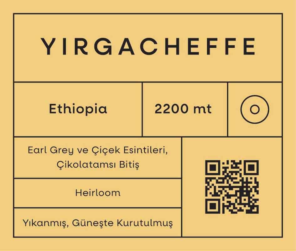 Etiyopya Yirgacheffe Filtre Kahve