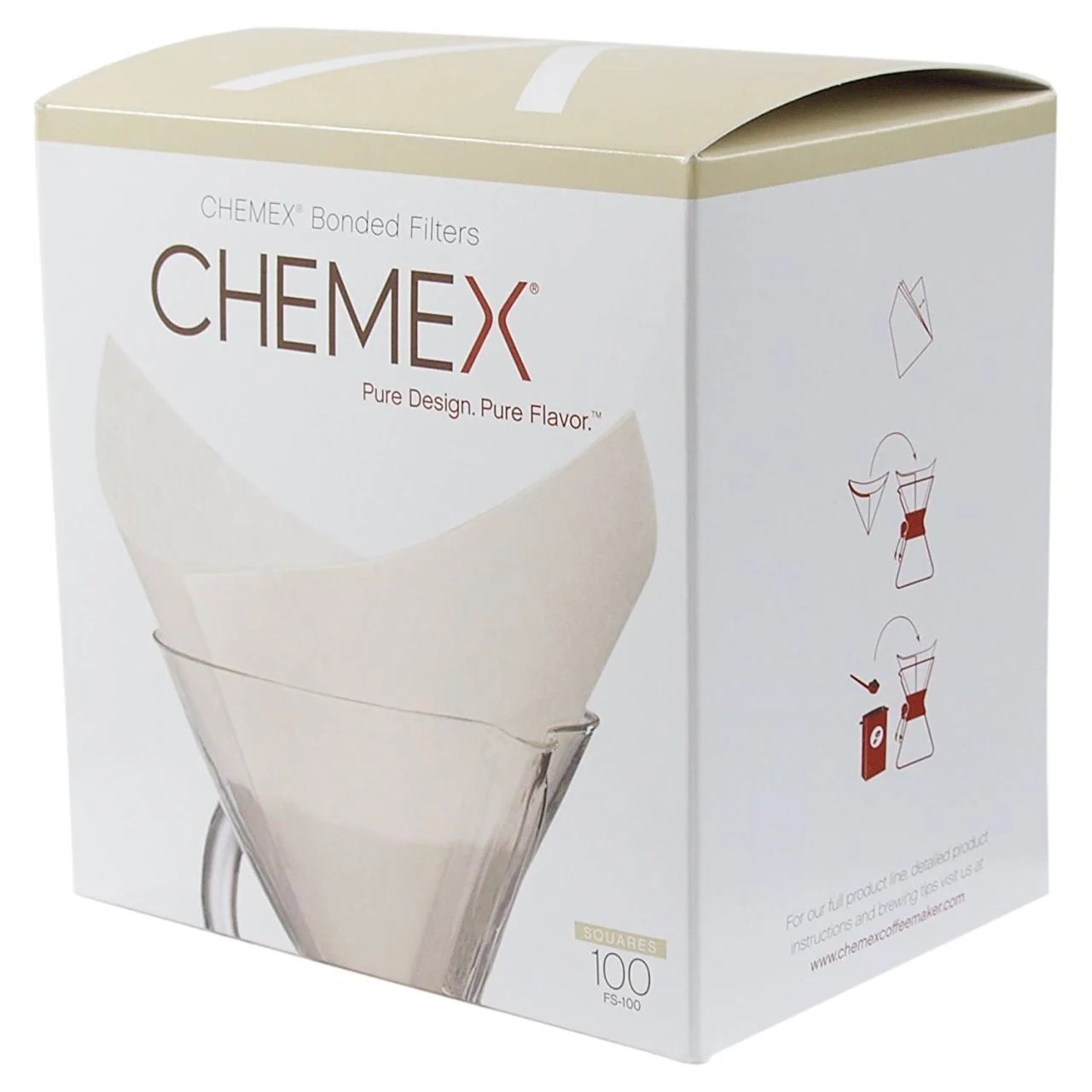 Chemex 6-8 Cup Kare Filtre Kağıdı