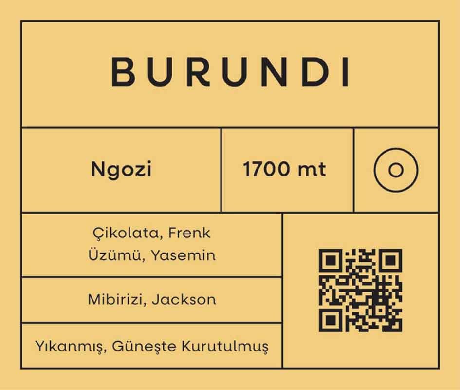 Burundi Filtre Kahve