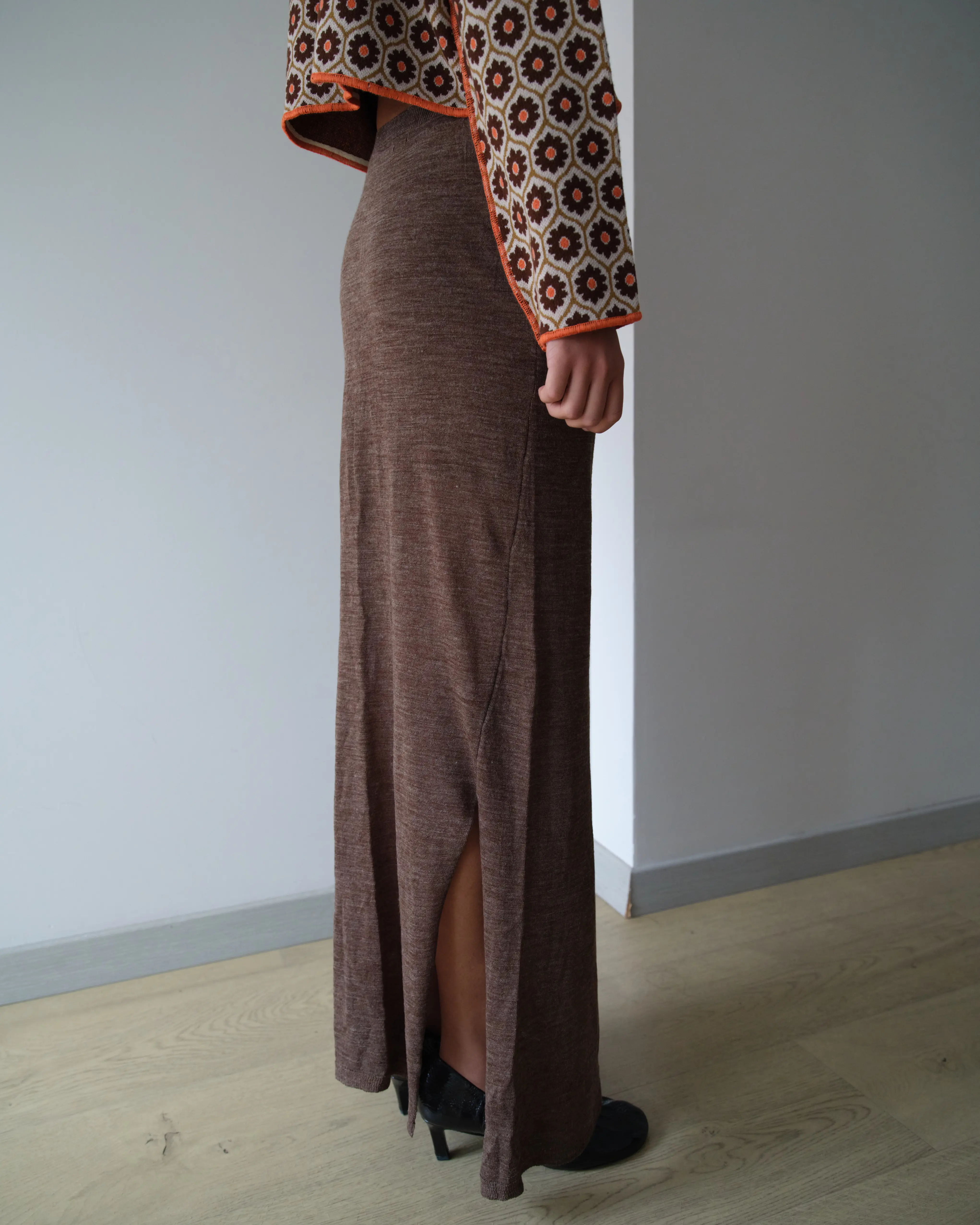 Mocha Flow Yün Etek