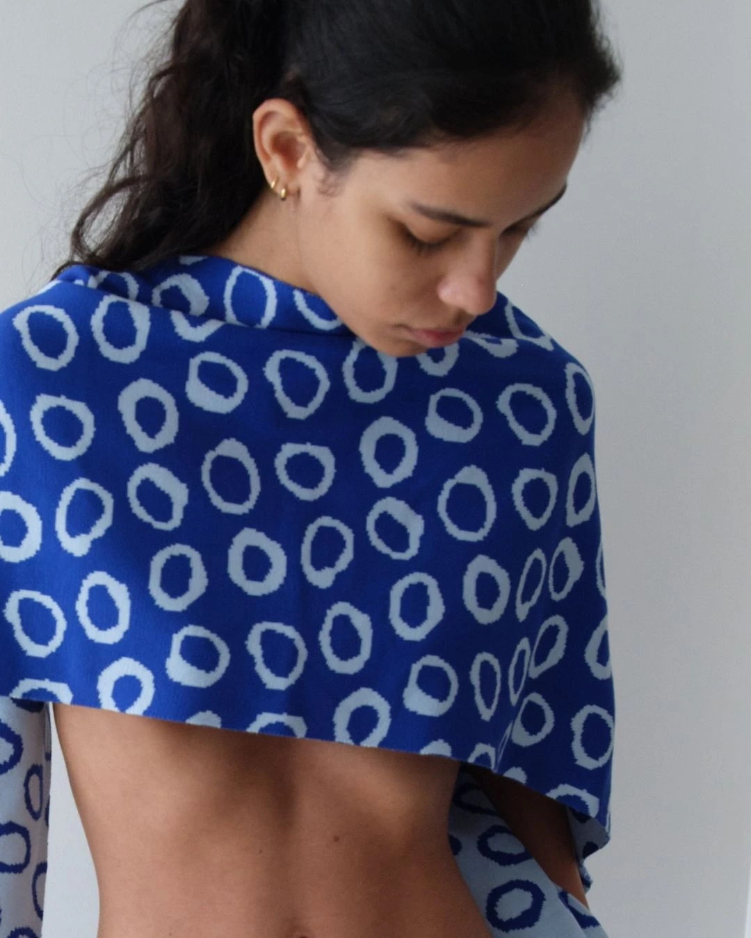 Bubble Atkı - Saks - Açık Mavi