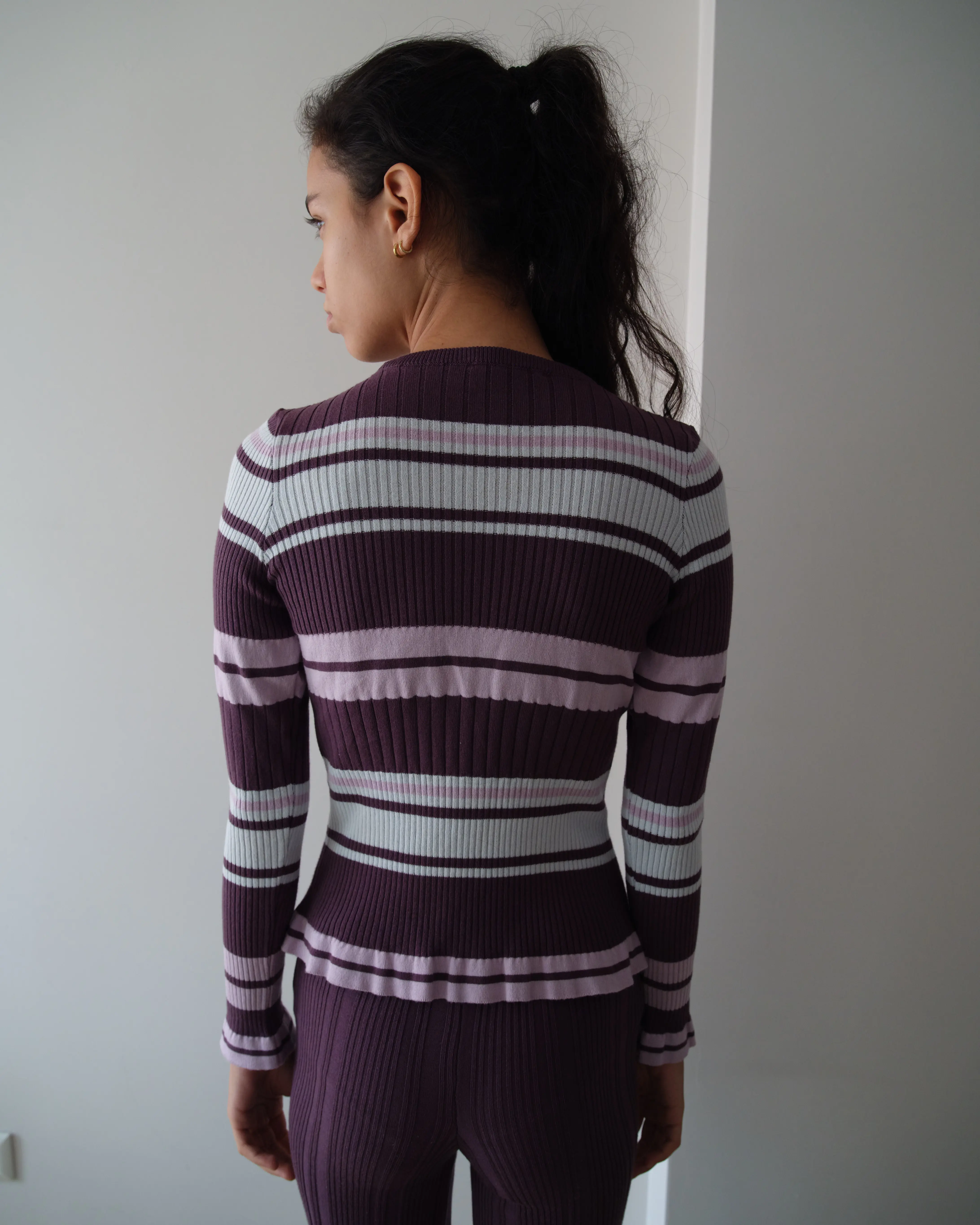 Plum Stripe Kazak