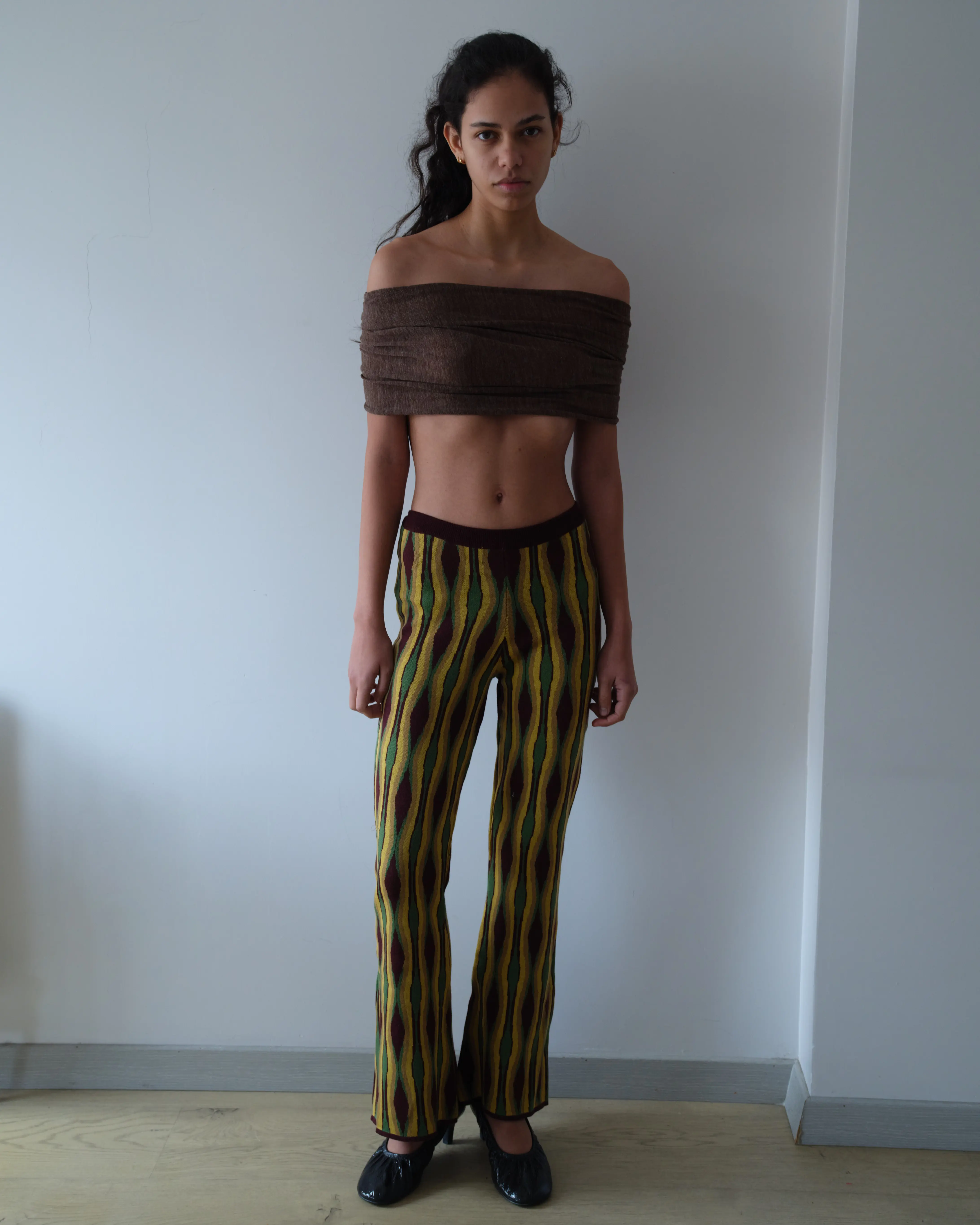 Vine Flare Paça Triko Pantolon