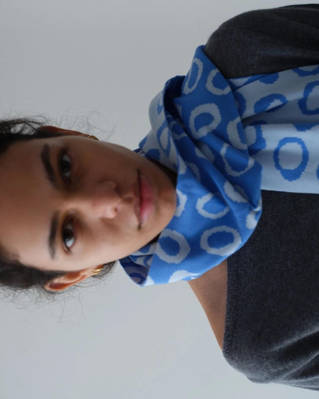 Bubble Atkı - Bebe Mavisi - Mavi