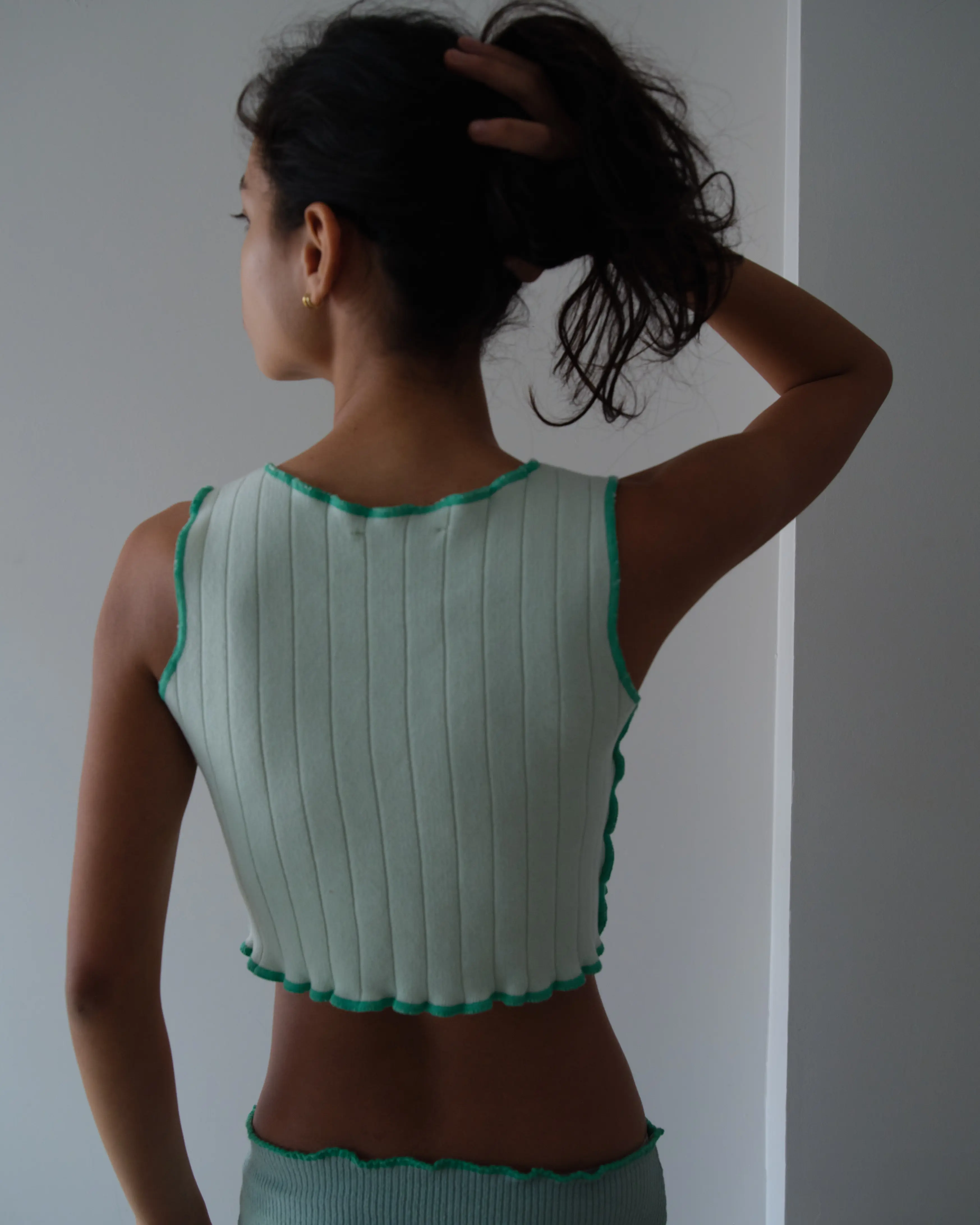 Mint Cutout Mini Atlet