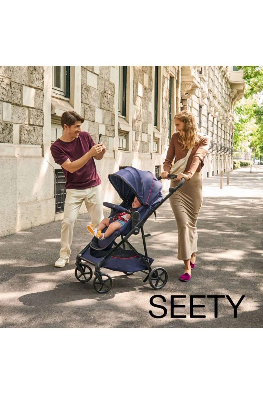 Chicco Seety Çift Yönlü Bebek Arabası - Florence Beige