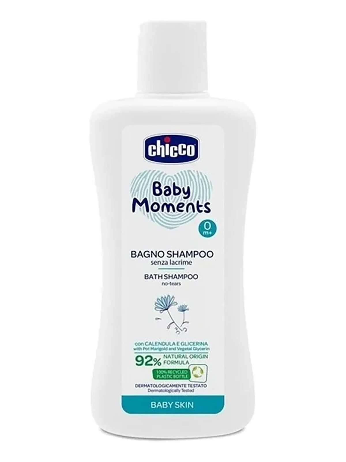 Chicco Baby Moments Doğal Saç ve Vücut Şampuan 200 ml