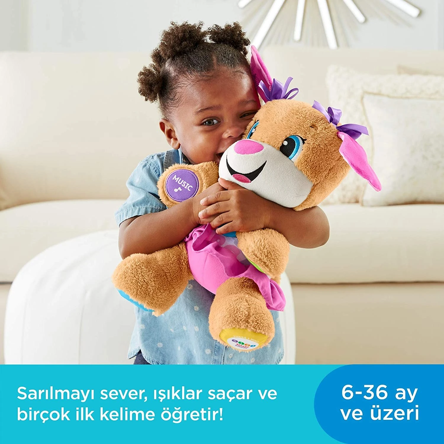 Fisher Price Eğitci Köpekçiğin Kız Kardeşi (Türkçe) 