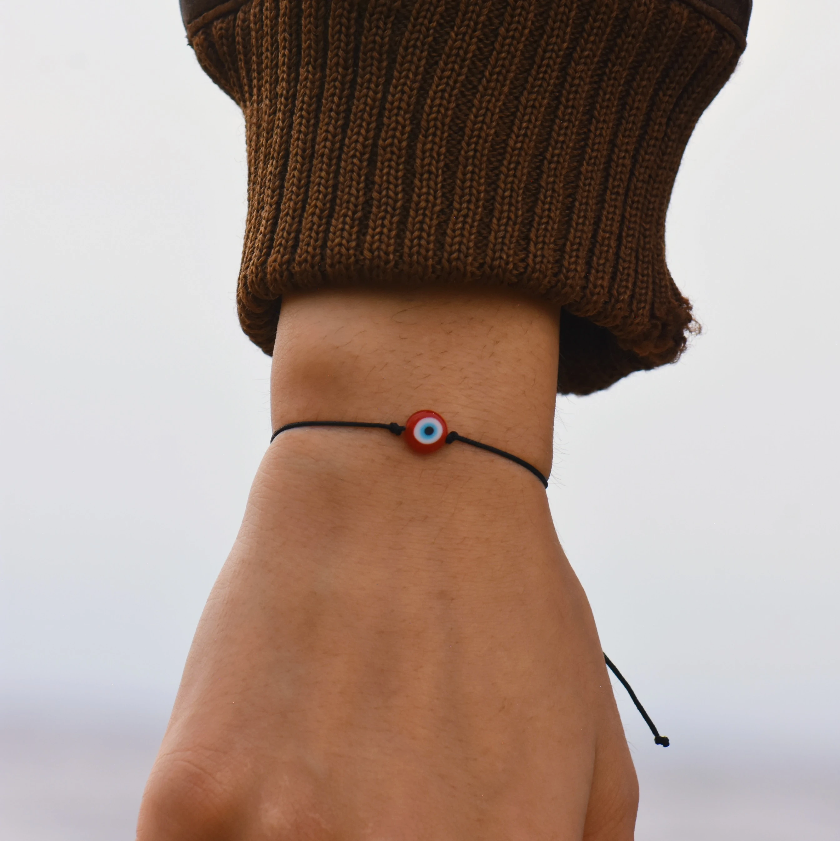 Ayarlanabilir Nazar Boncuklu Şans Bilekliği