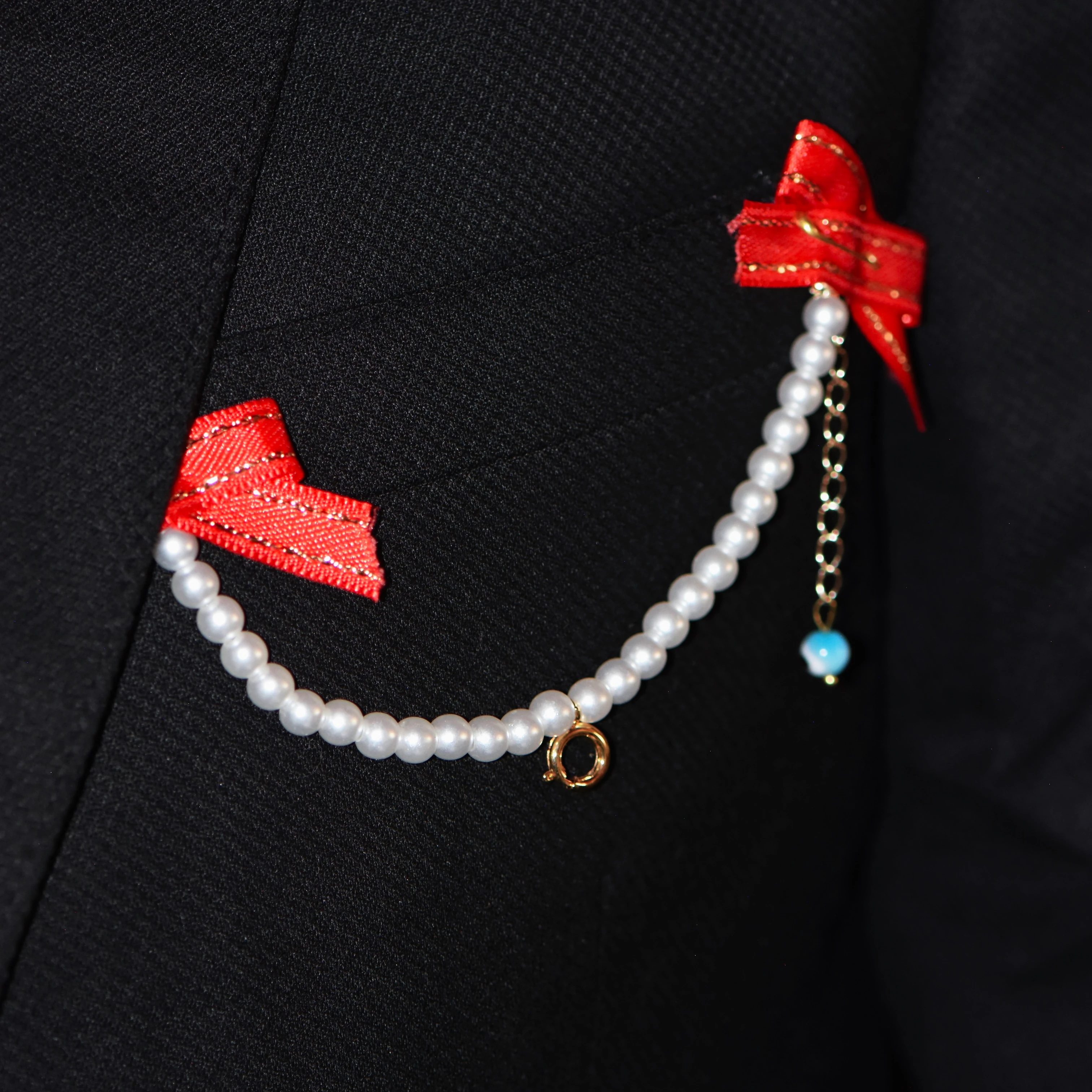 1 Çeyreklik Kilitli Damat Yaka İğnesi