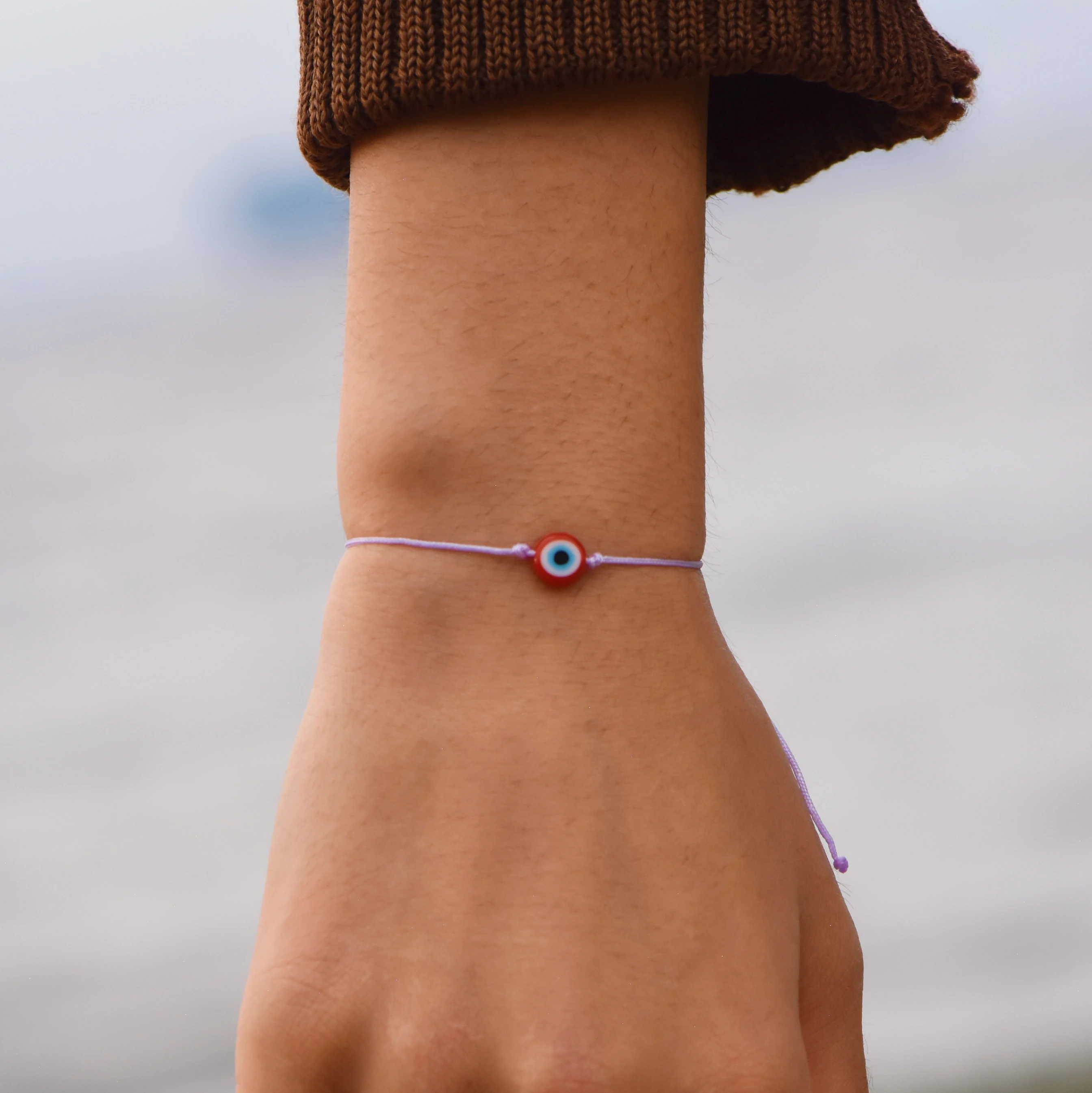 Ayarlanabilir Nazar Boncuklu Şans Bilekliği