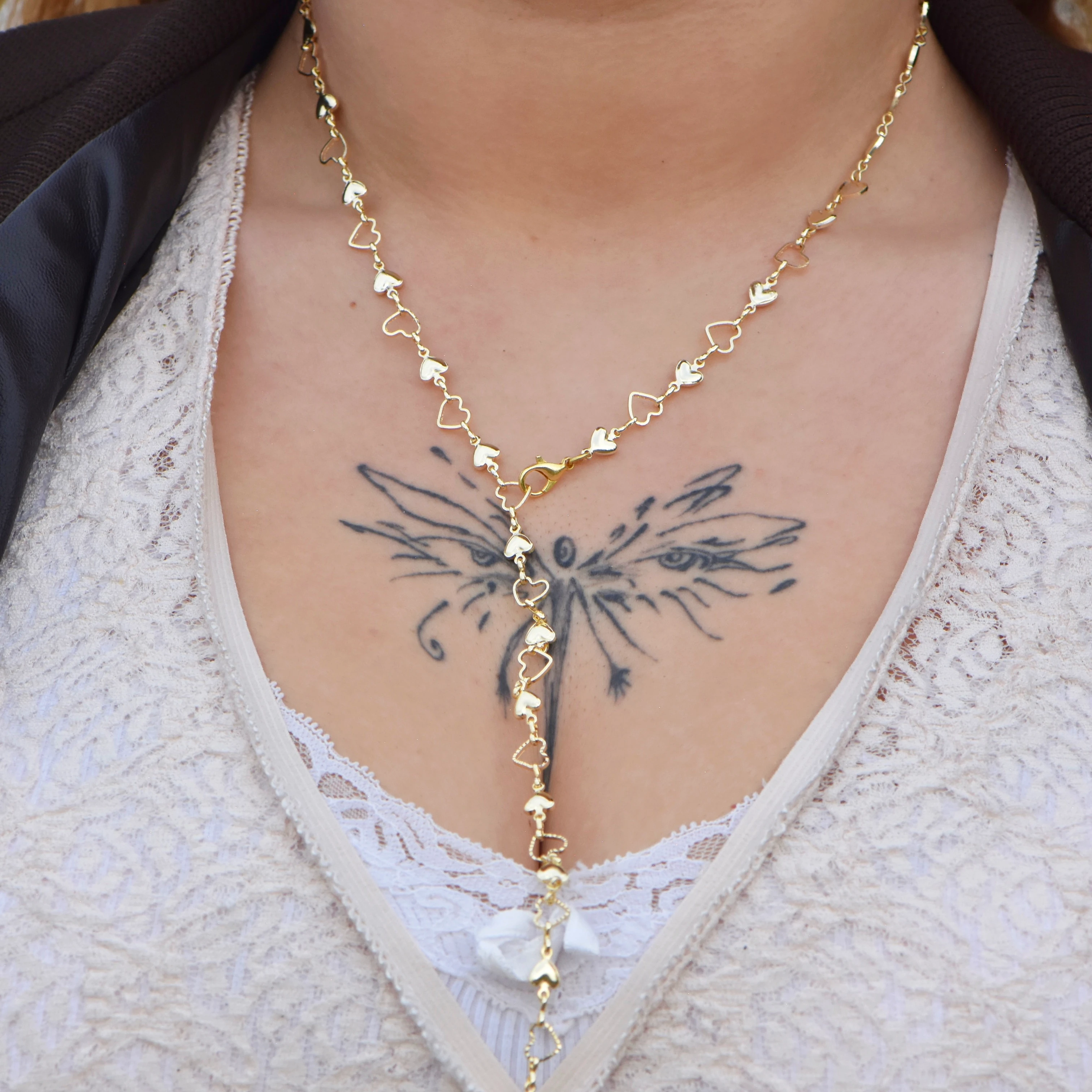 Kalpli Y 45 cm Kolye