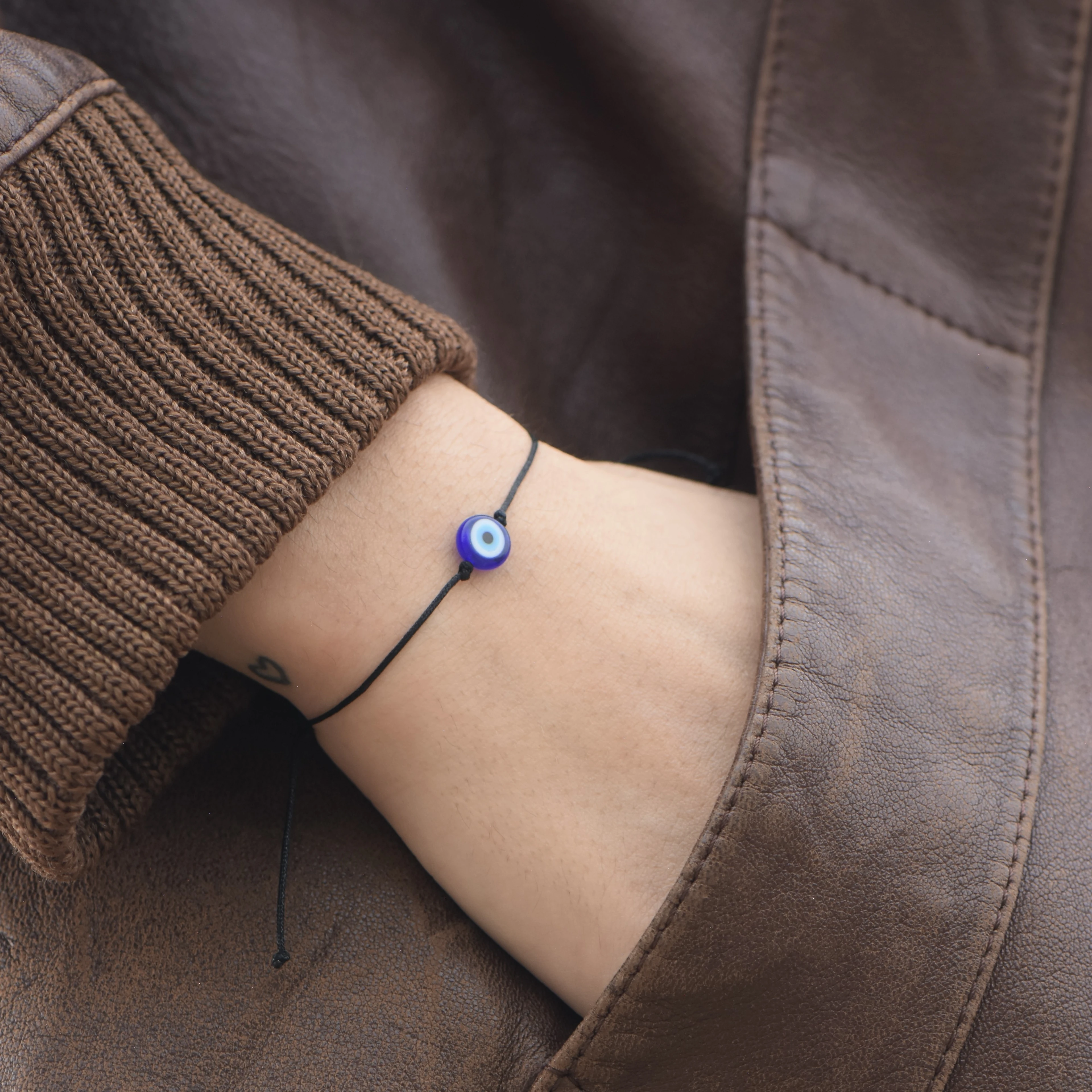 Ayarlanabilir Nazar Boncuklu Şans Bilekliği