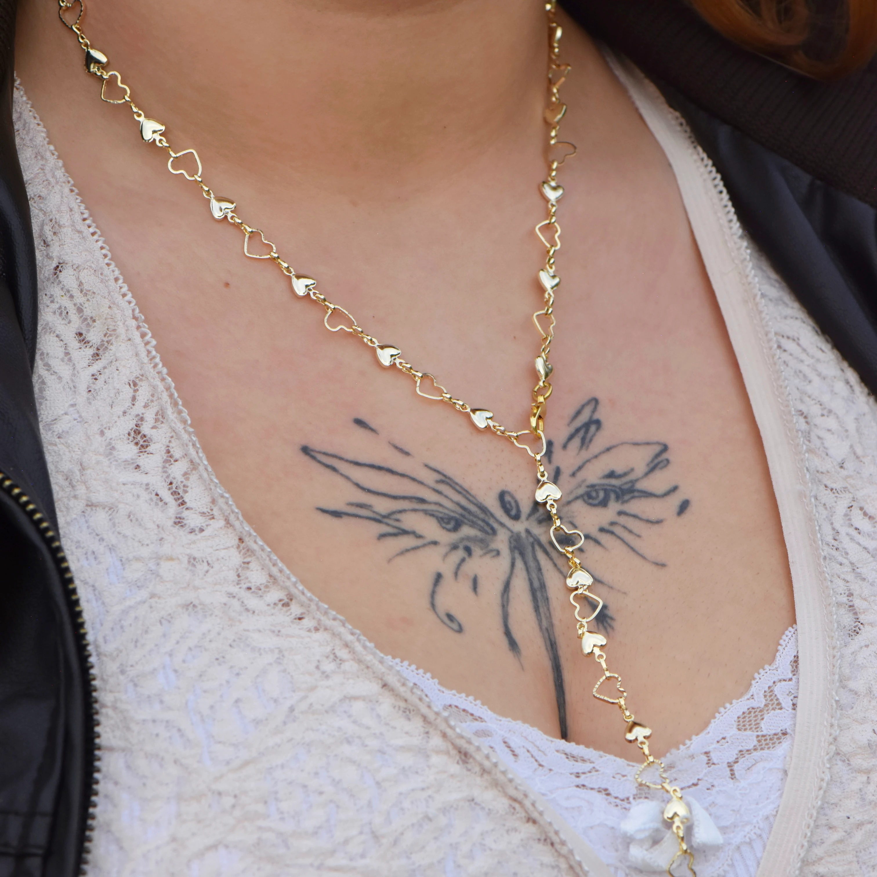 Kalpli Y 45 cm Kolye