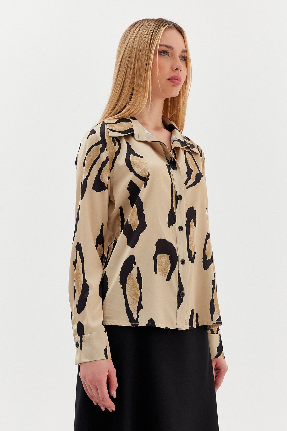 LEOPAR DESENLİ GÖMLEK