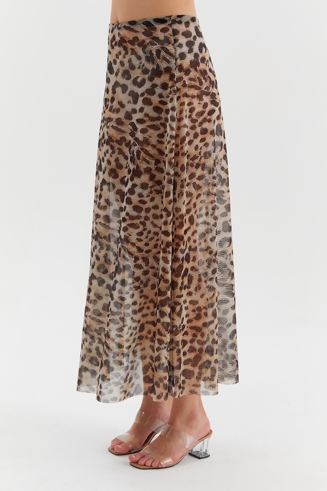 LEOPAR TÜL ETEK