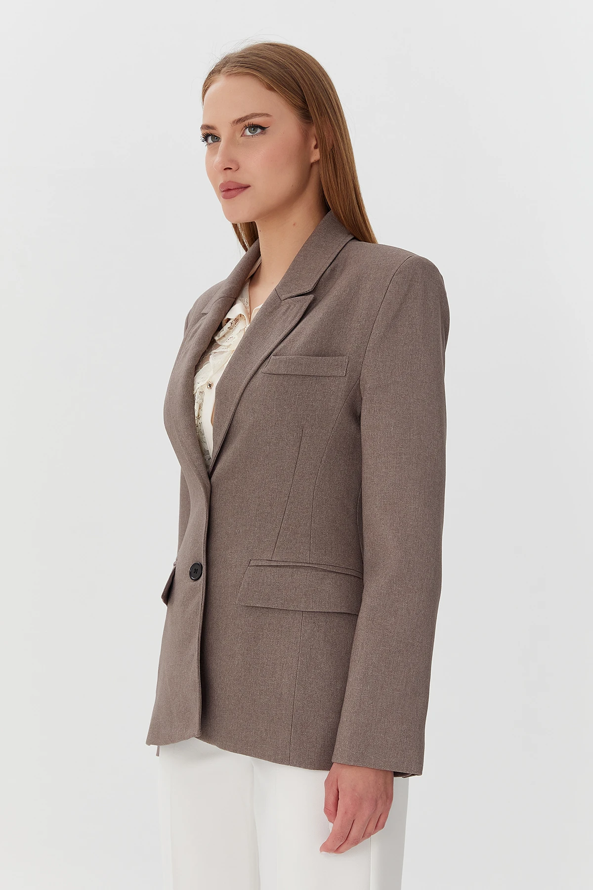 APAÇI YAKA DETAYLI CEKET