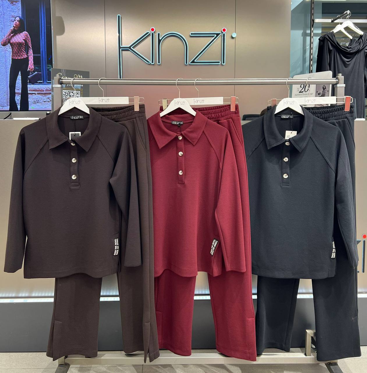 ÖN PATLI REGLAN KOL BLUZ - PANTOLON