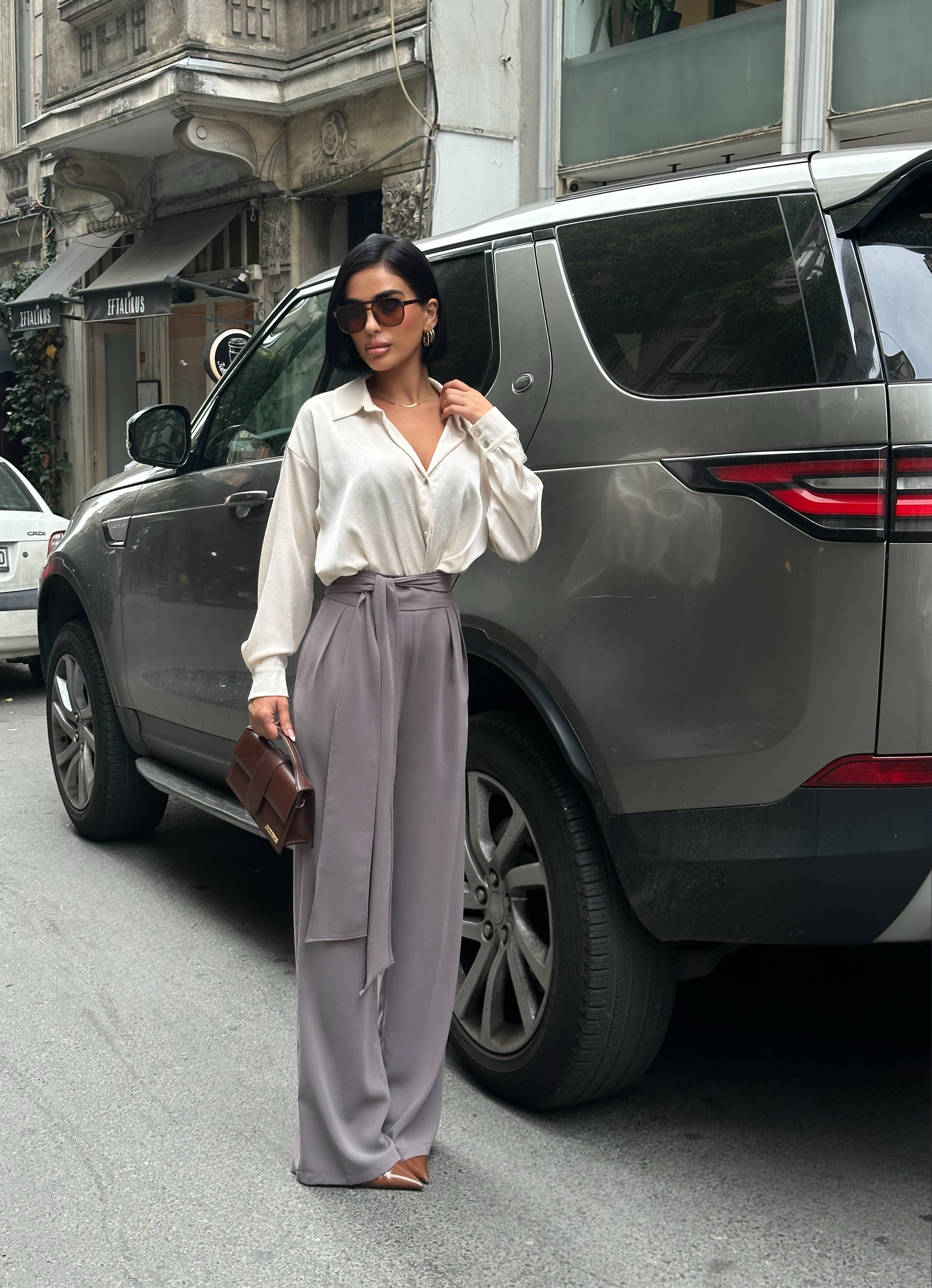 KUŞAK DETAYLI PANTOLON