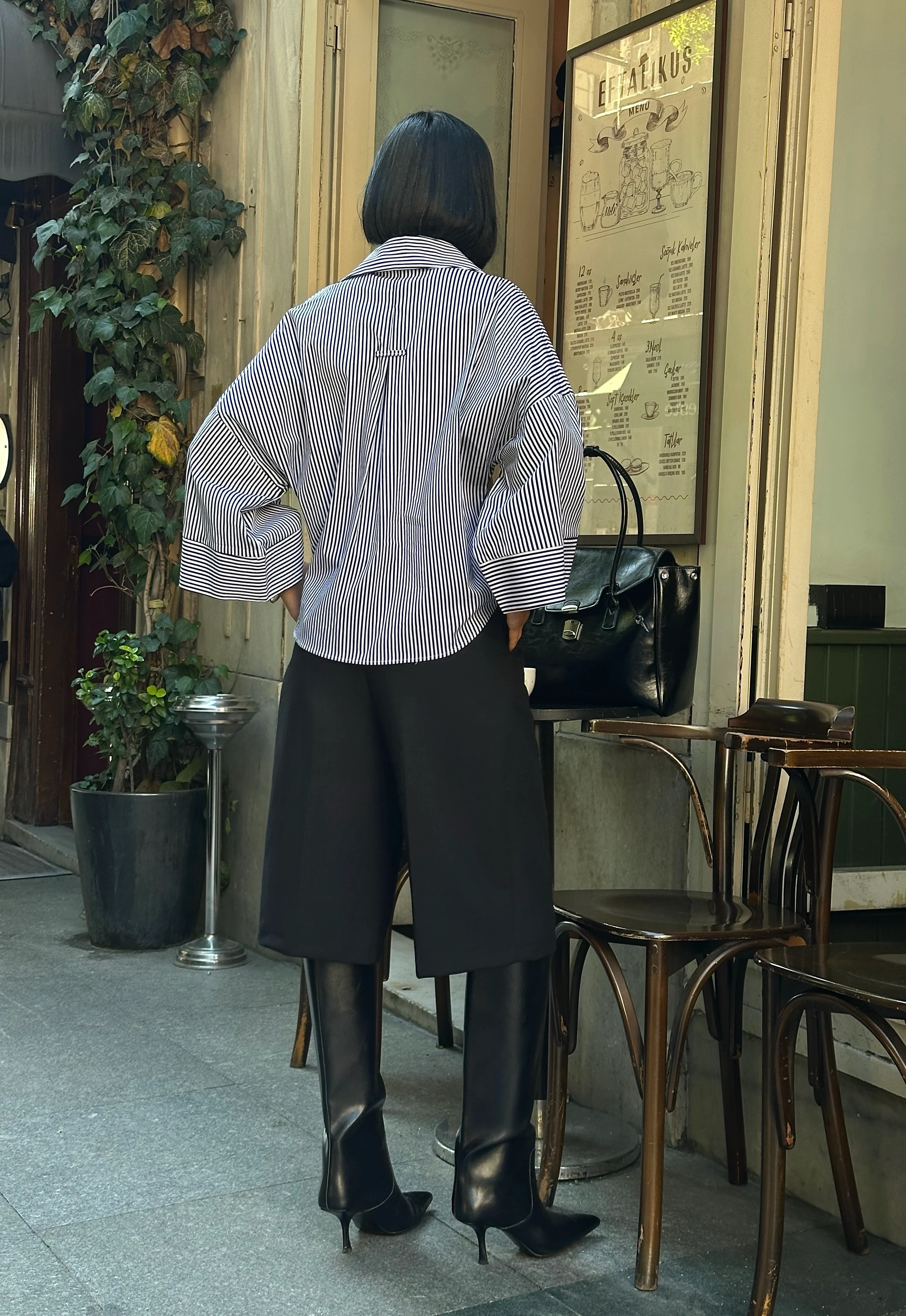 SALAŞ ÇİZGİLİ BLUZ