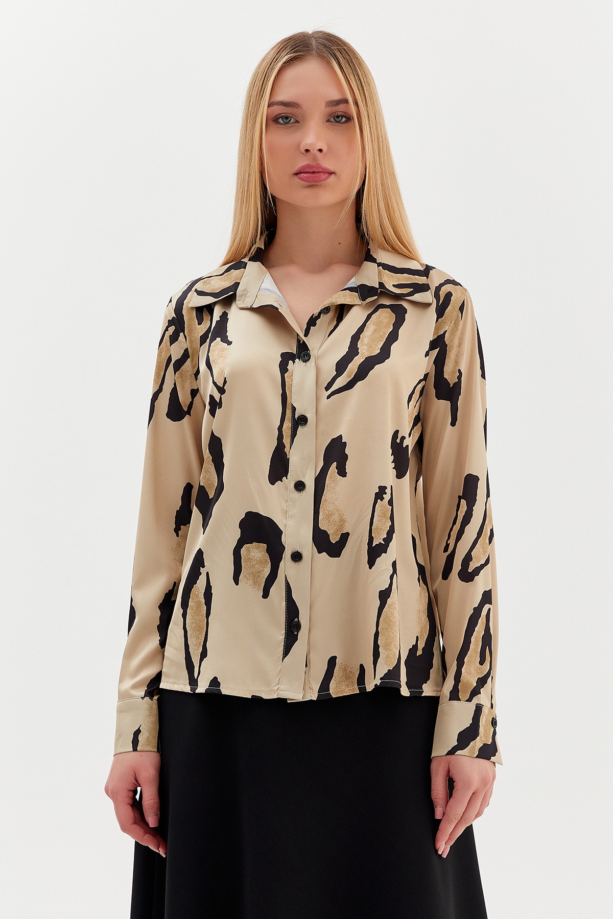 LEOPAR DESENLİ GÖMLEK