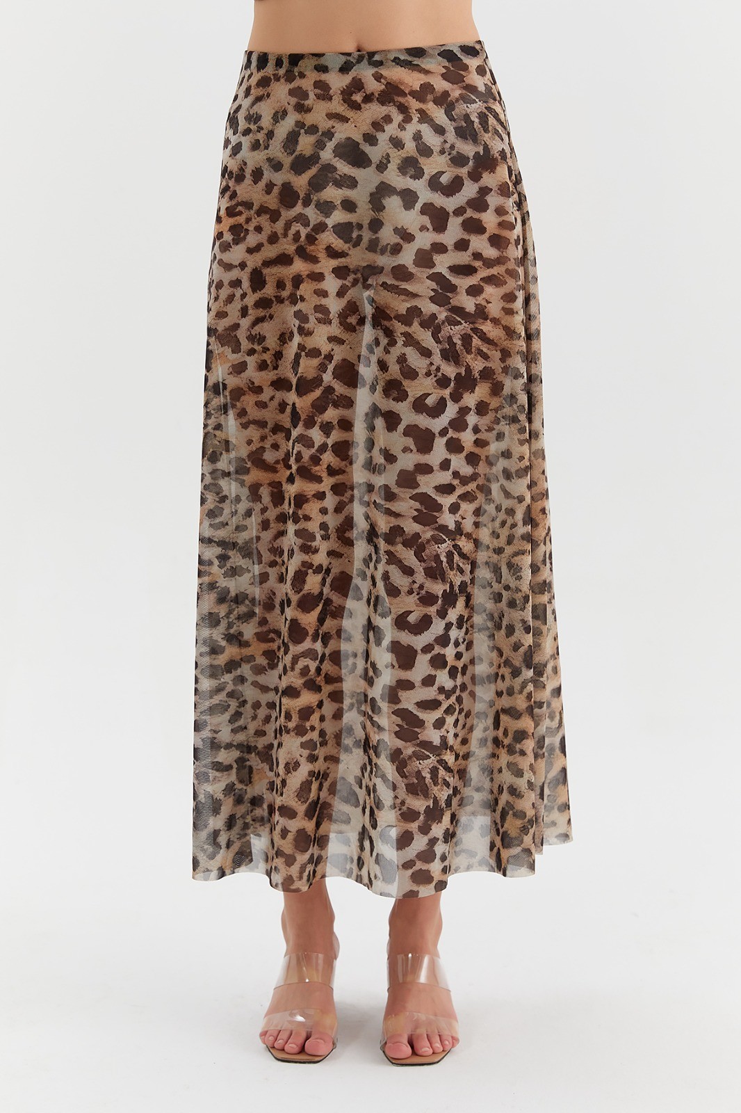 LEOPAR TÜL ETEK