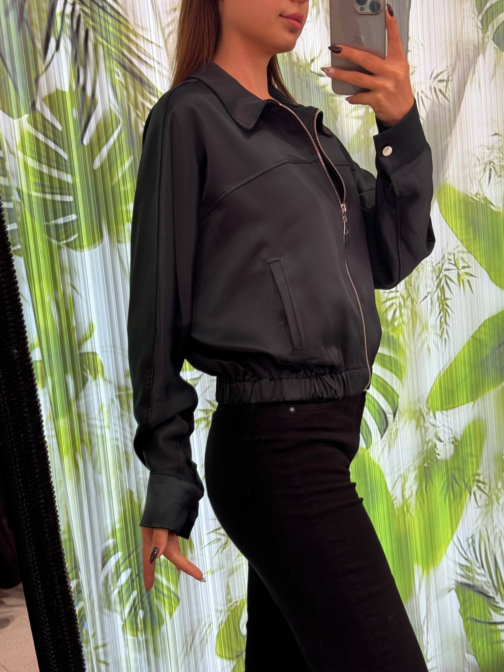 BEL LASTİKLİ MİNİ CEKET 