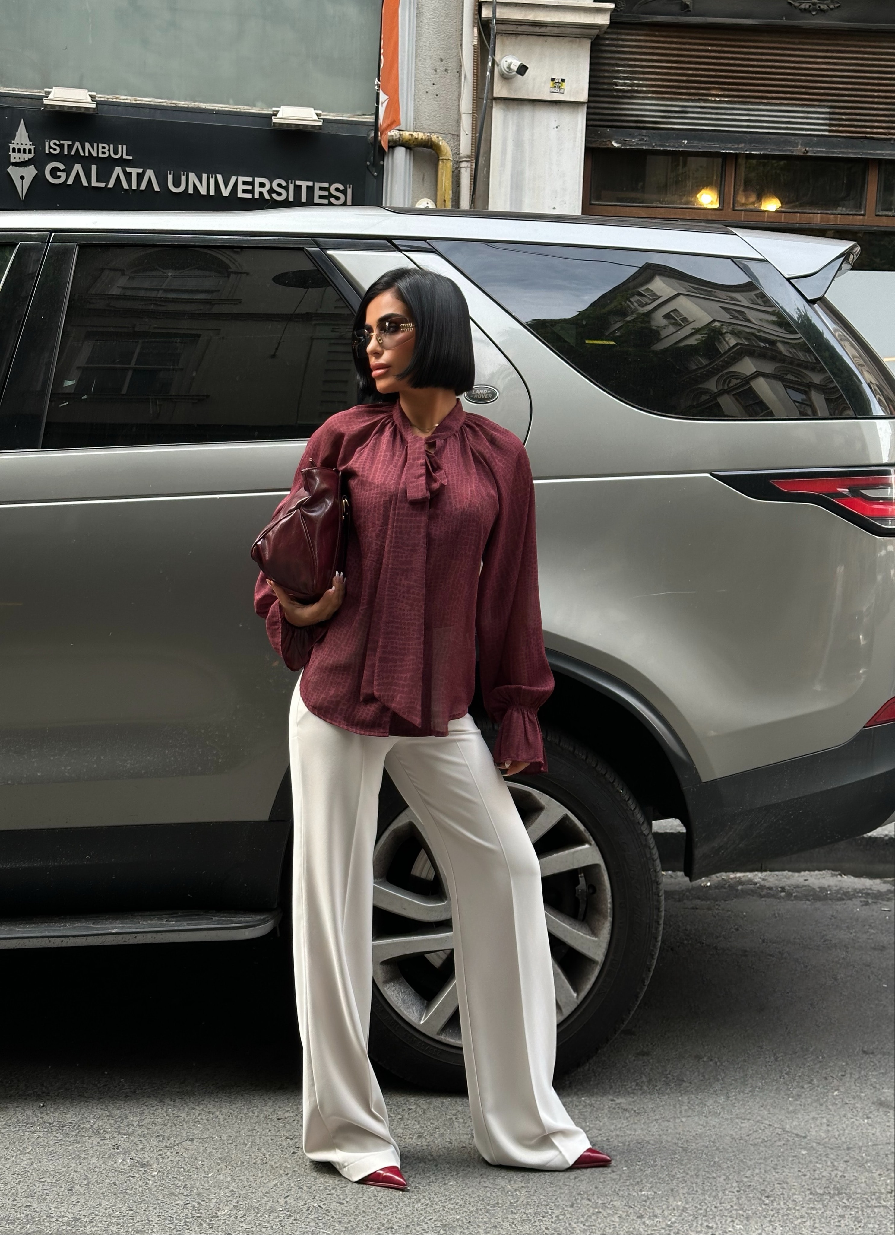 BAĞLAMALI YAKA SALAŞ KOL BLUZ