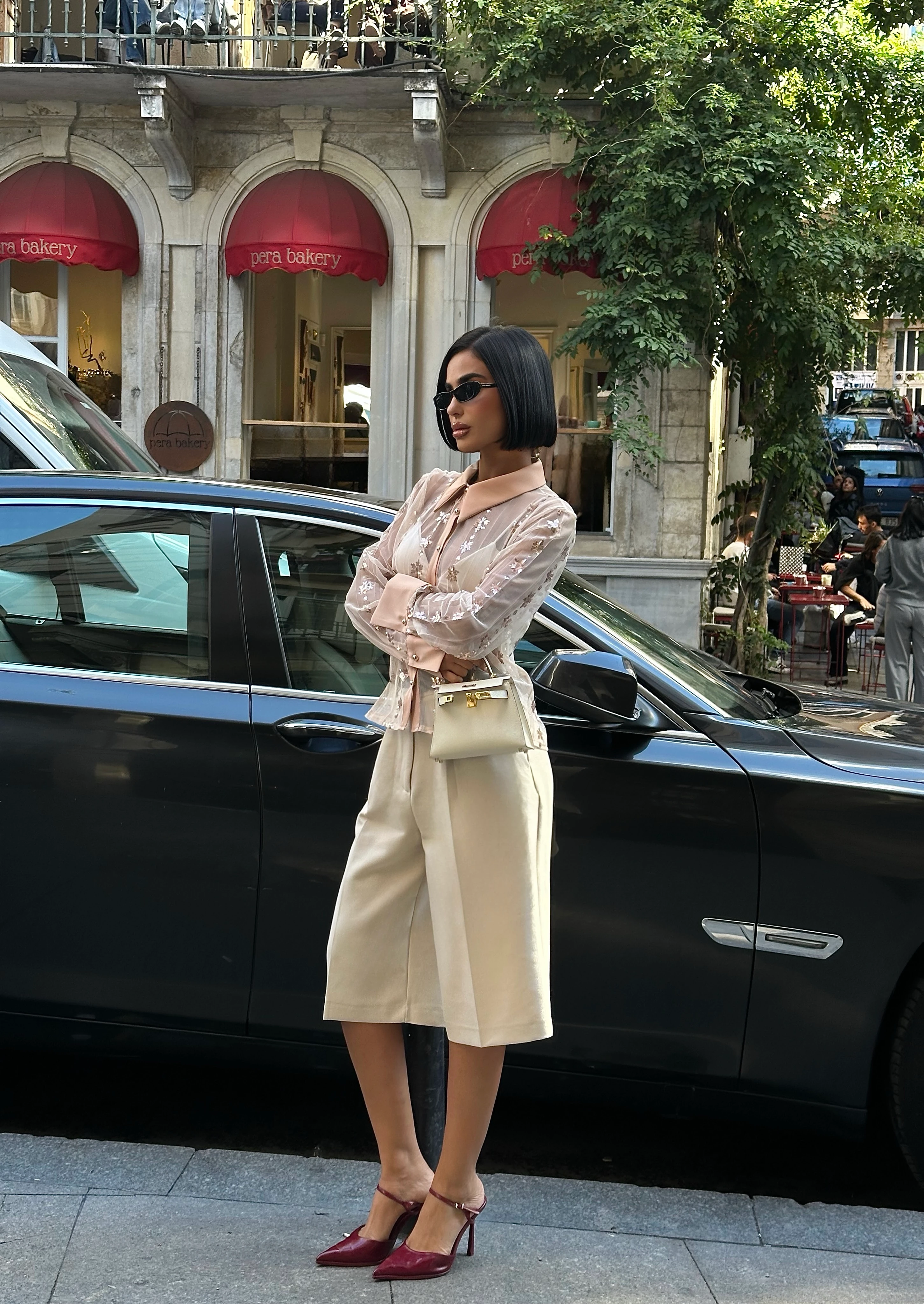 YAKALI PUL PAYET BLUZ