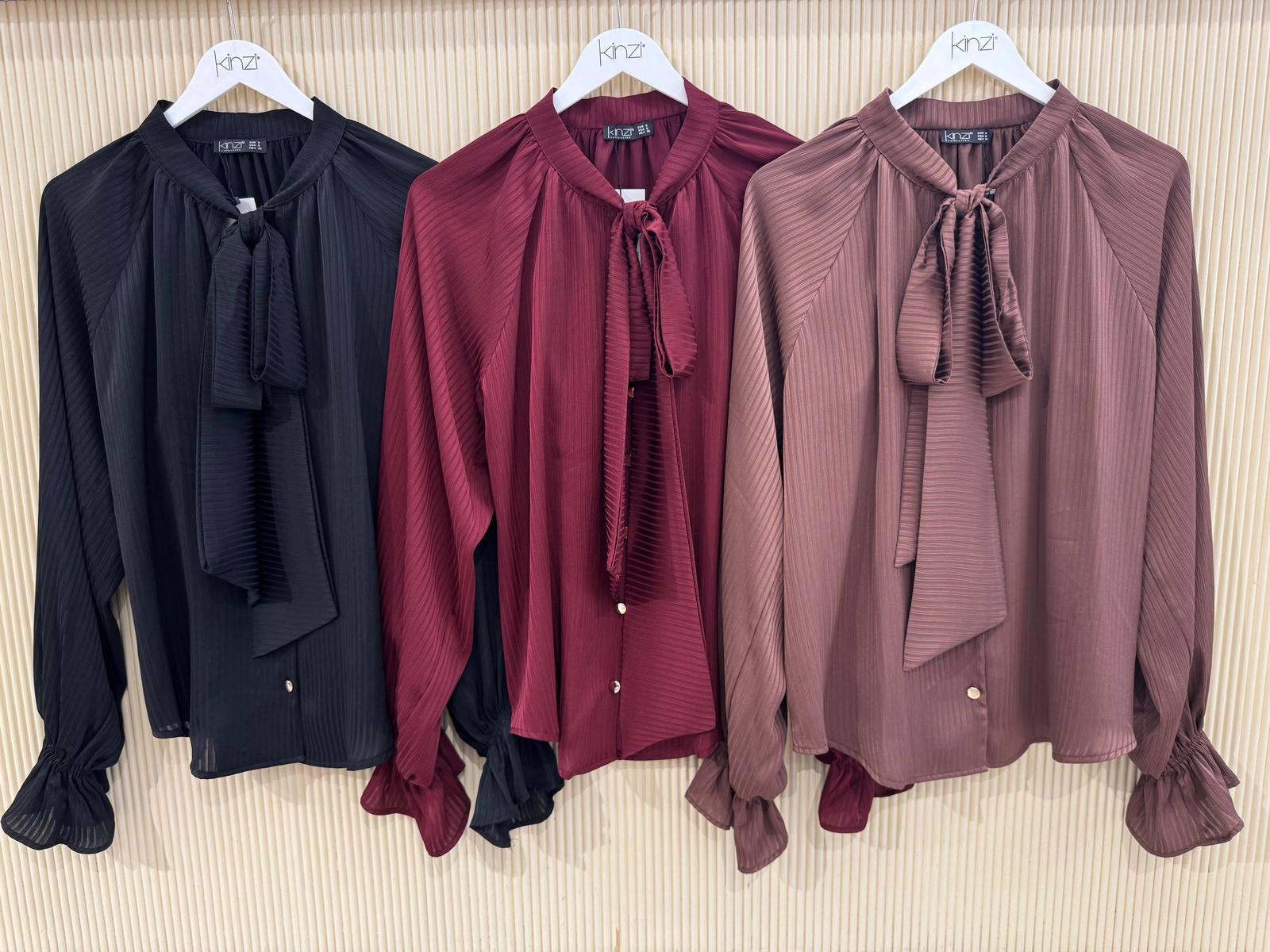 BAĞLAMALI KLOŞ KOL BLUZ