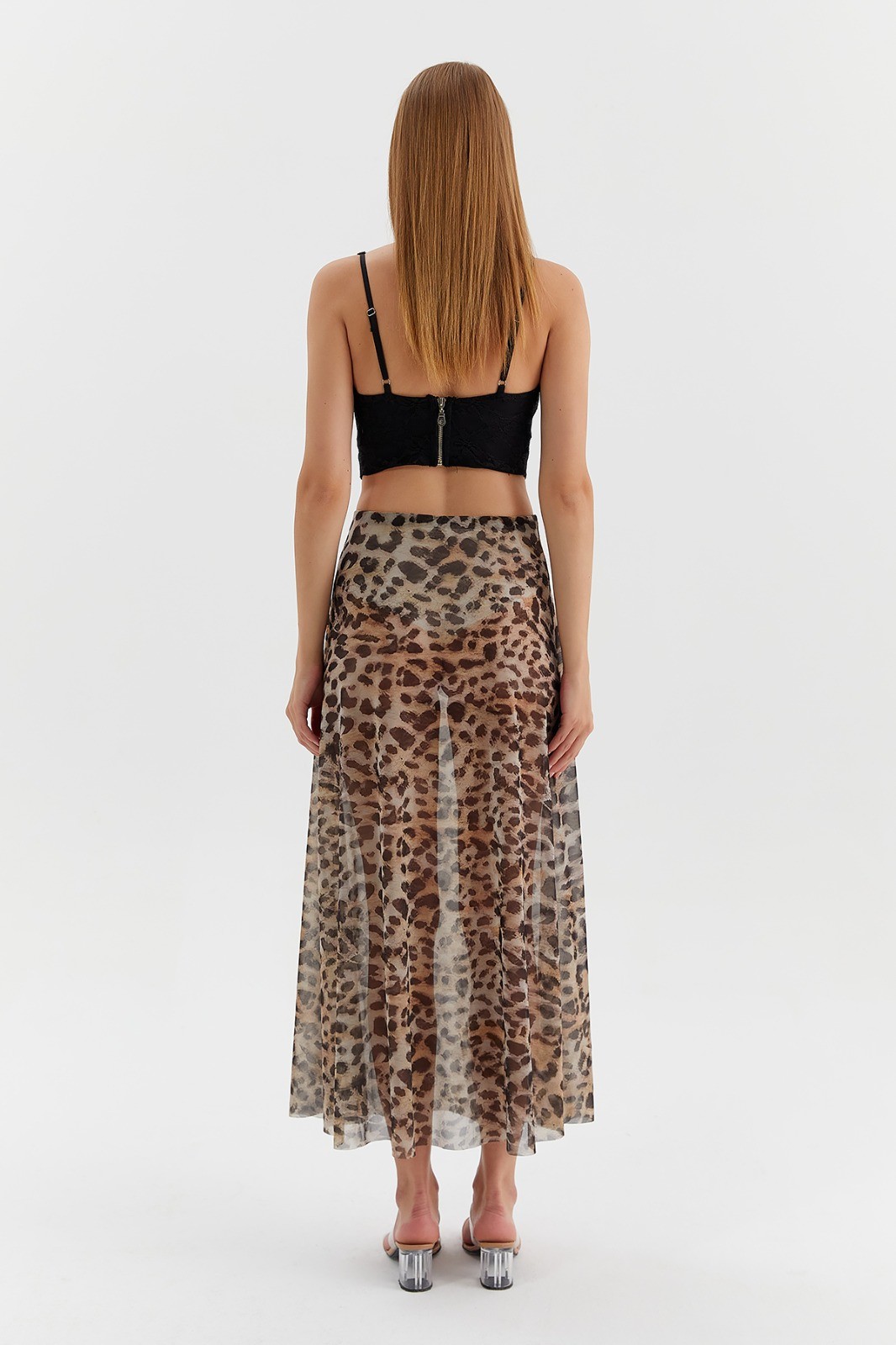LEOPAR TÜL ETEK
