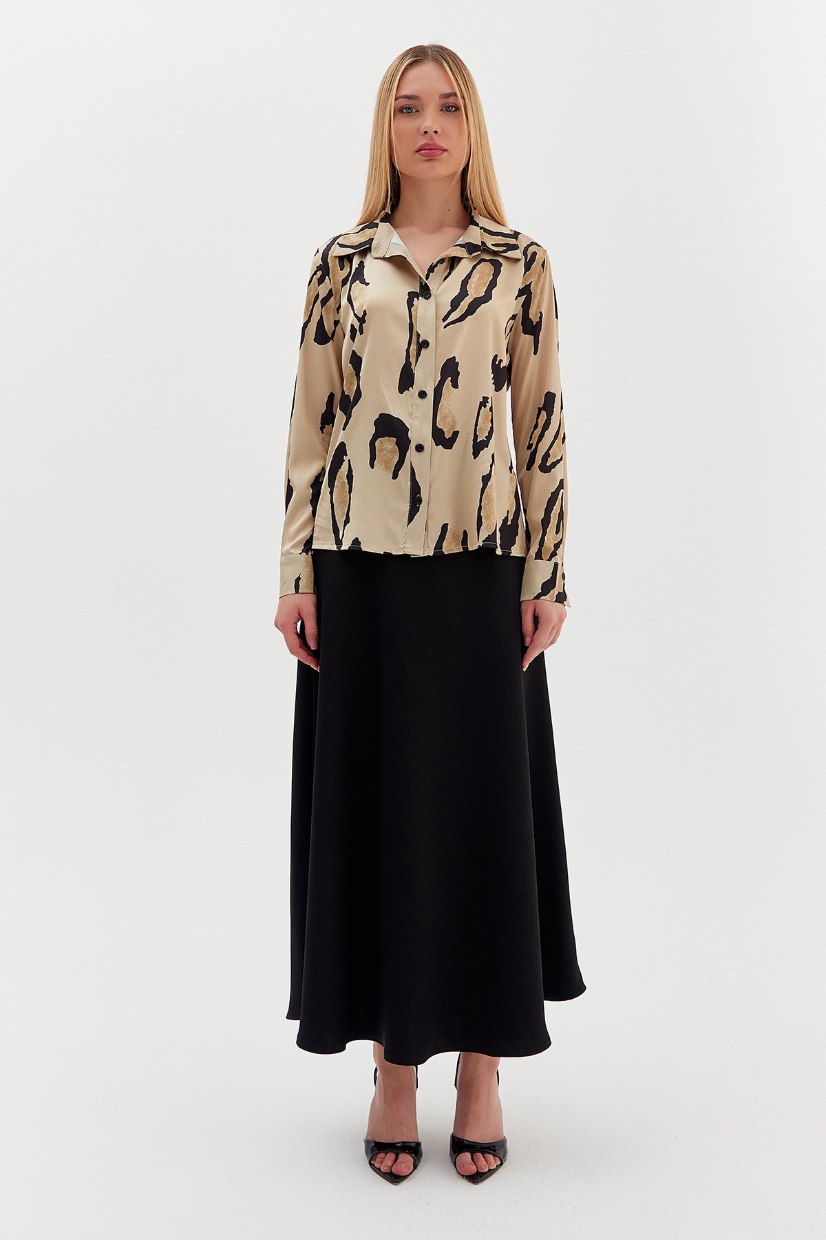 LEOPAR DESENLİ GÖMLEK